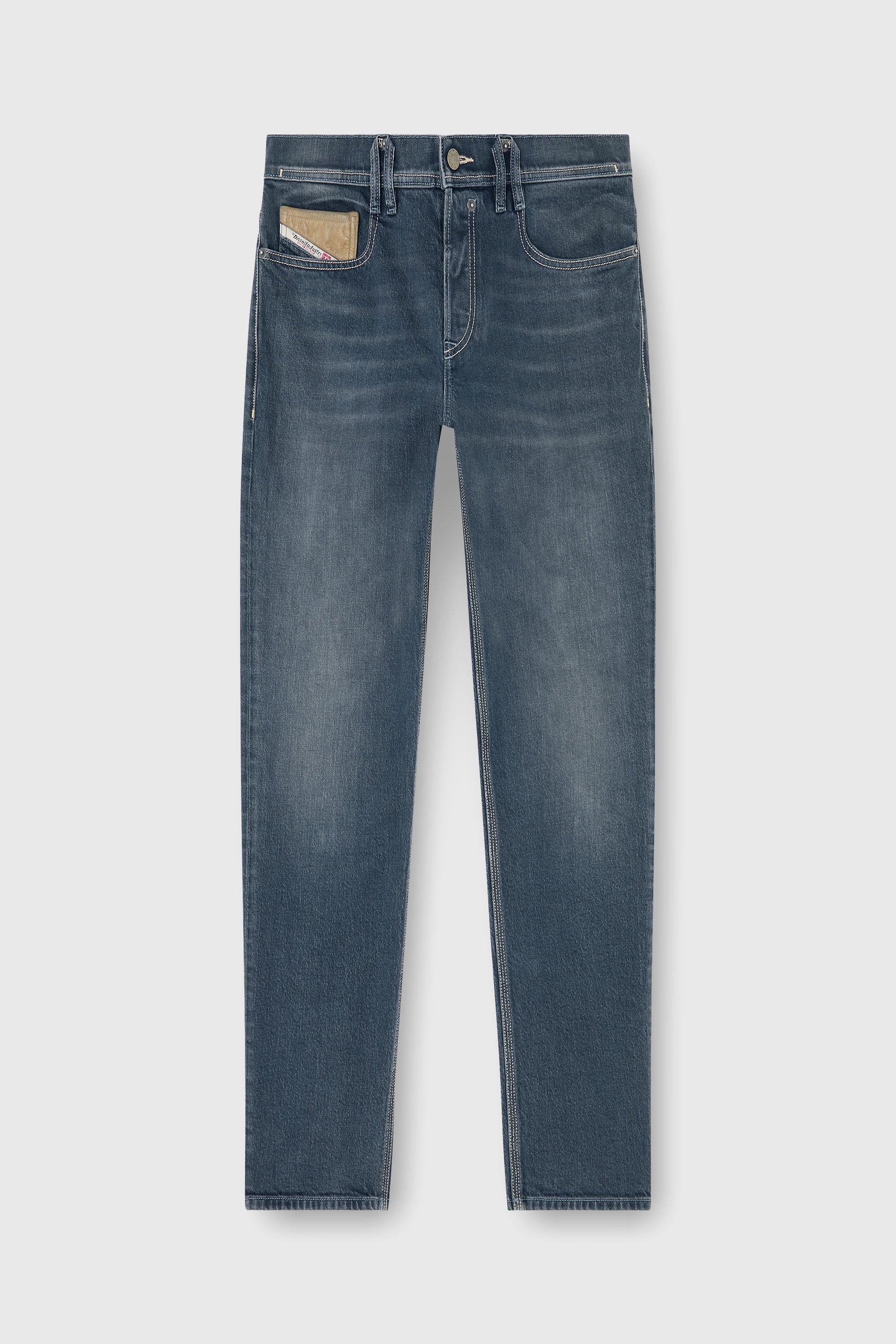 Diesel - Man's Regular Jeans 2023 D-Finitive 007GQ, Medium blue - 6