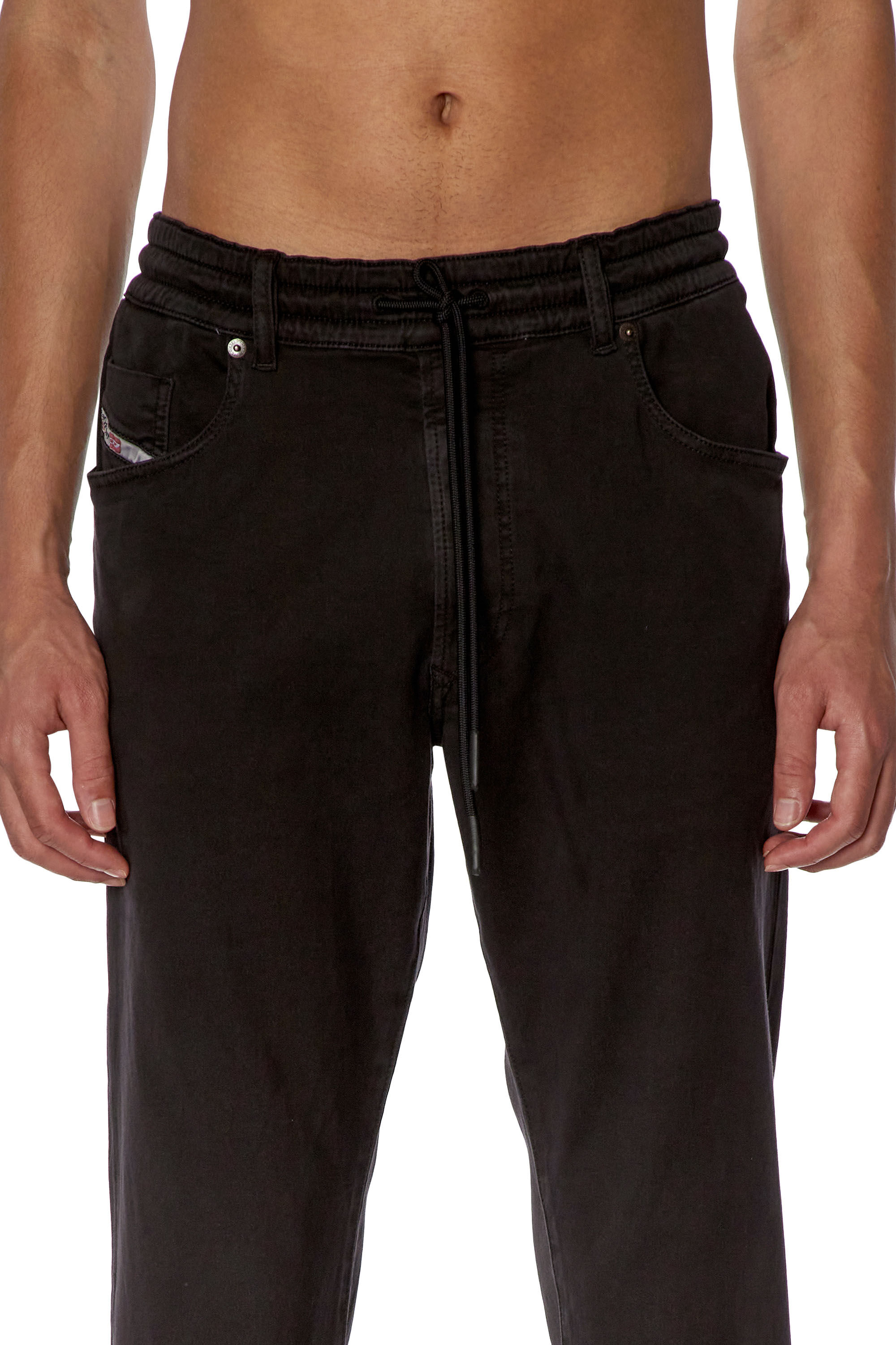Diesel - Tapered 2030 D-Krooley Joggjeans® 068DY, Black - Image 5