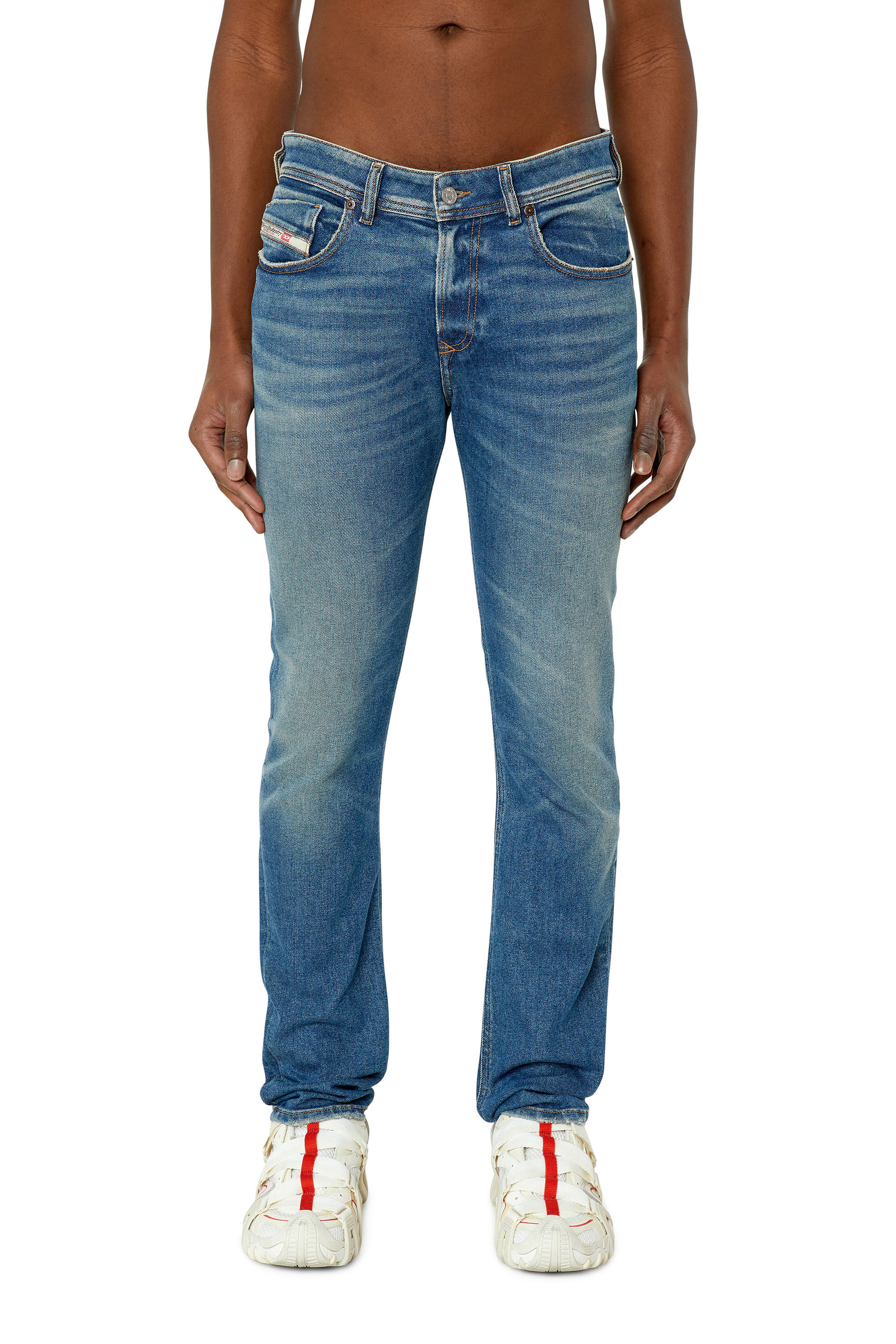 Diesel - 1979 Sleenker 09E88 Skinny Jeans, Medium blue - Image 3