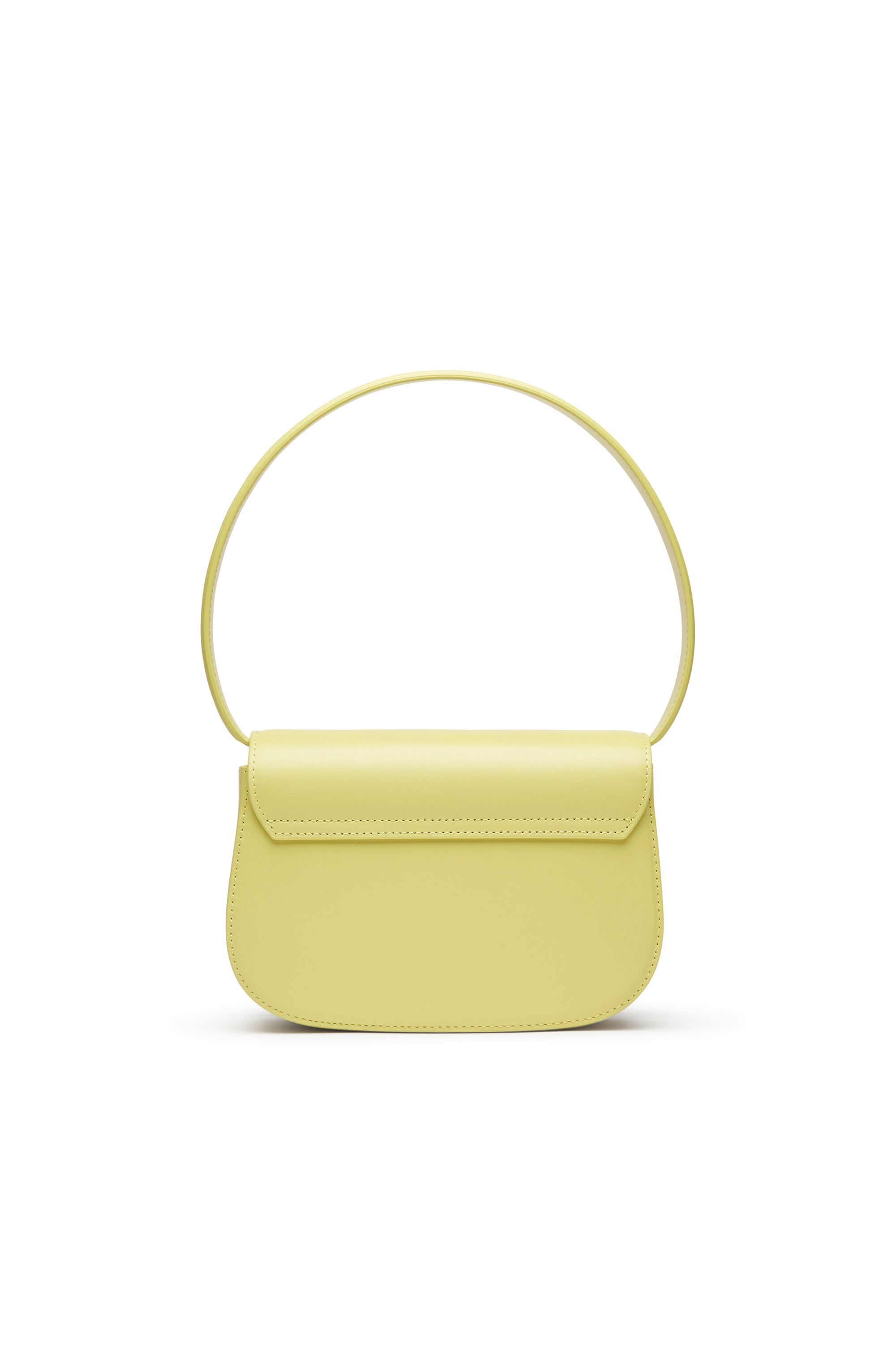 Diesel - 1DR, Woman 1DR-Iconic shoulder bag in pastel leather in Yellow - Image 3