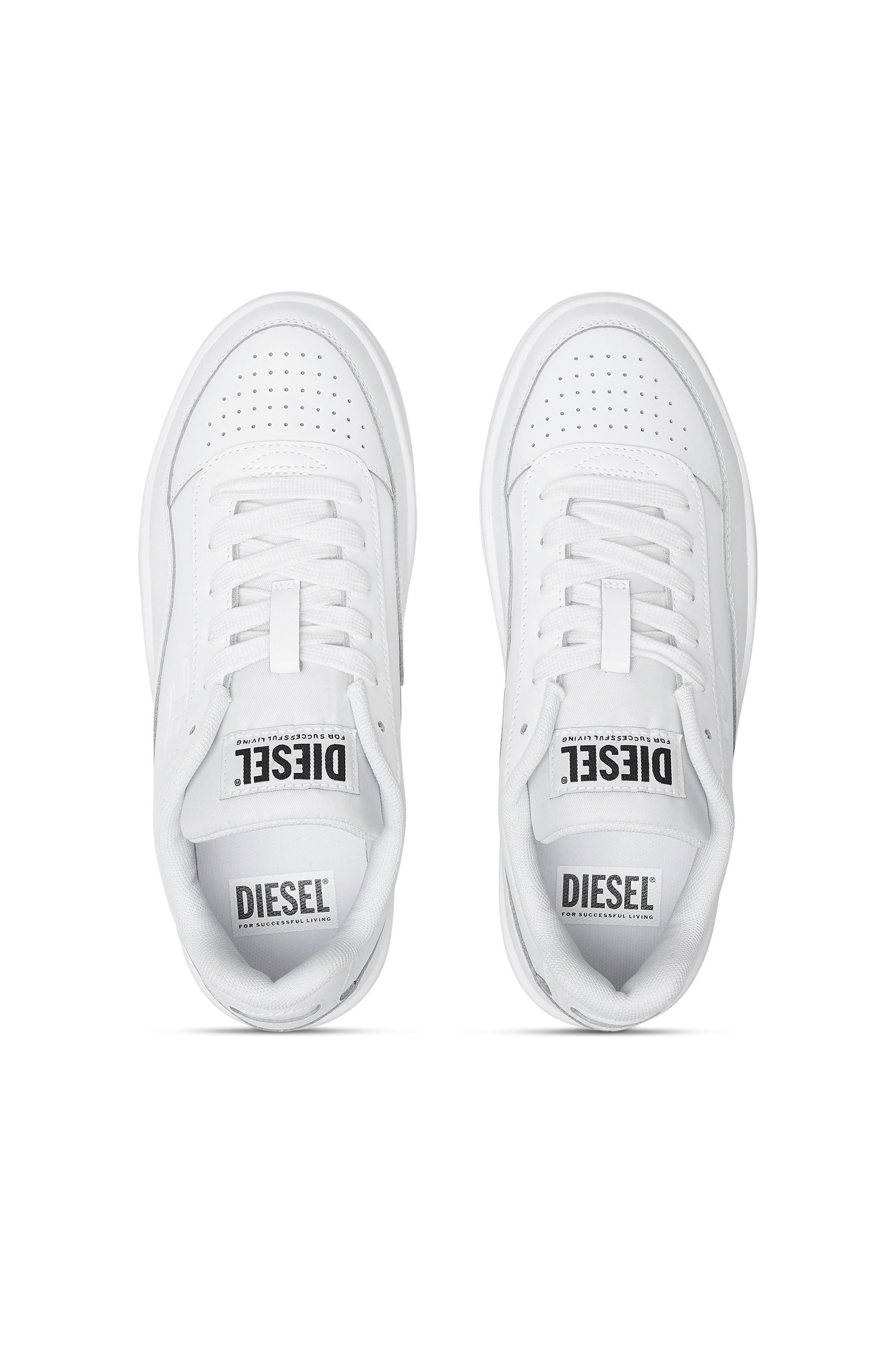 Diesel - S-TRACKER-D LOW W, Woman's S-Tracker-D-Low top sneaker in White - 4