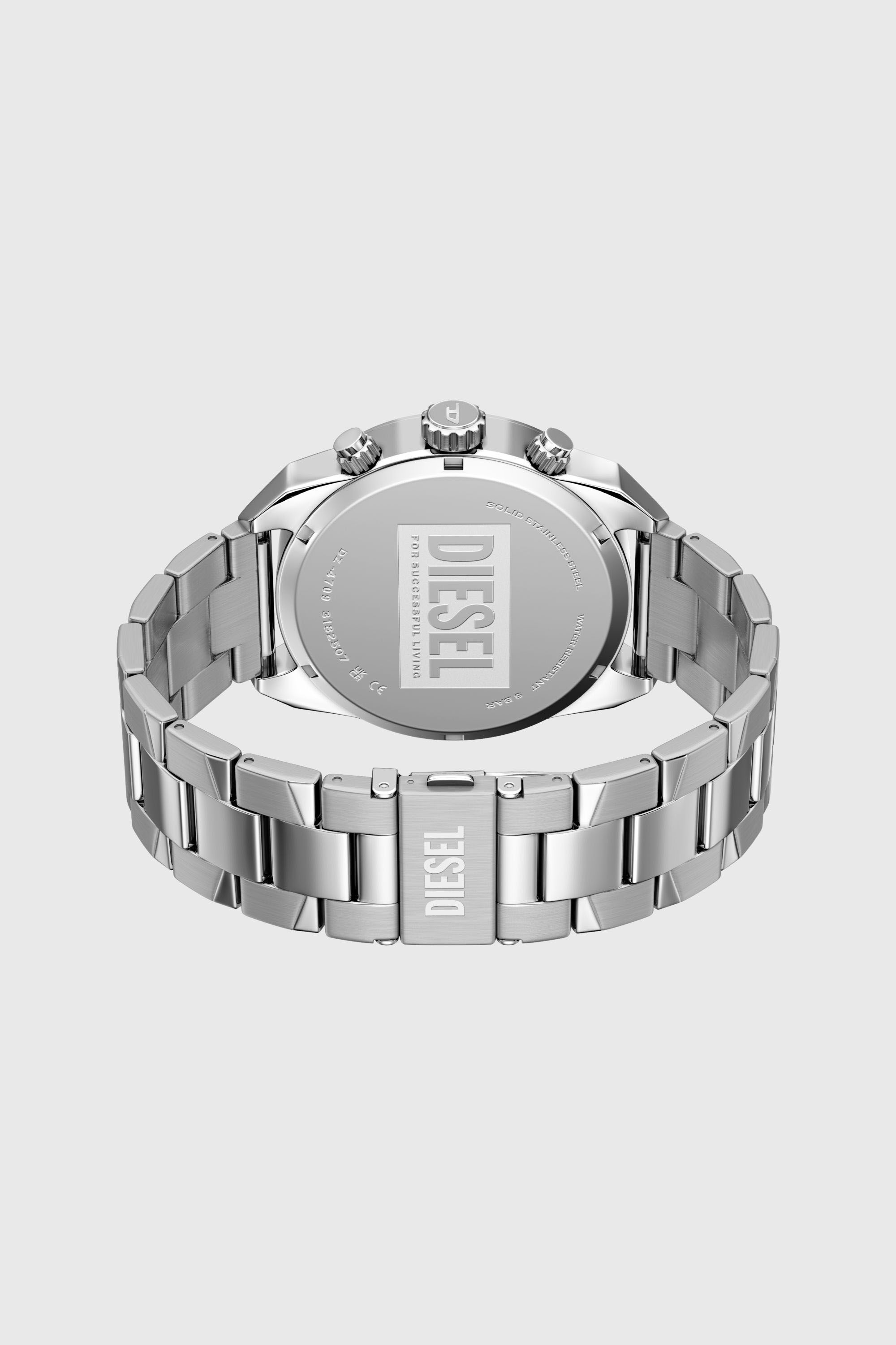Diesel - DZ4709 WATCH, Man's Spiked Stainless Steel Watch in Silver - 6