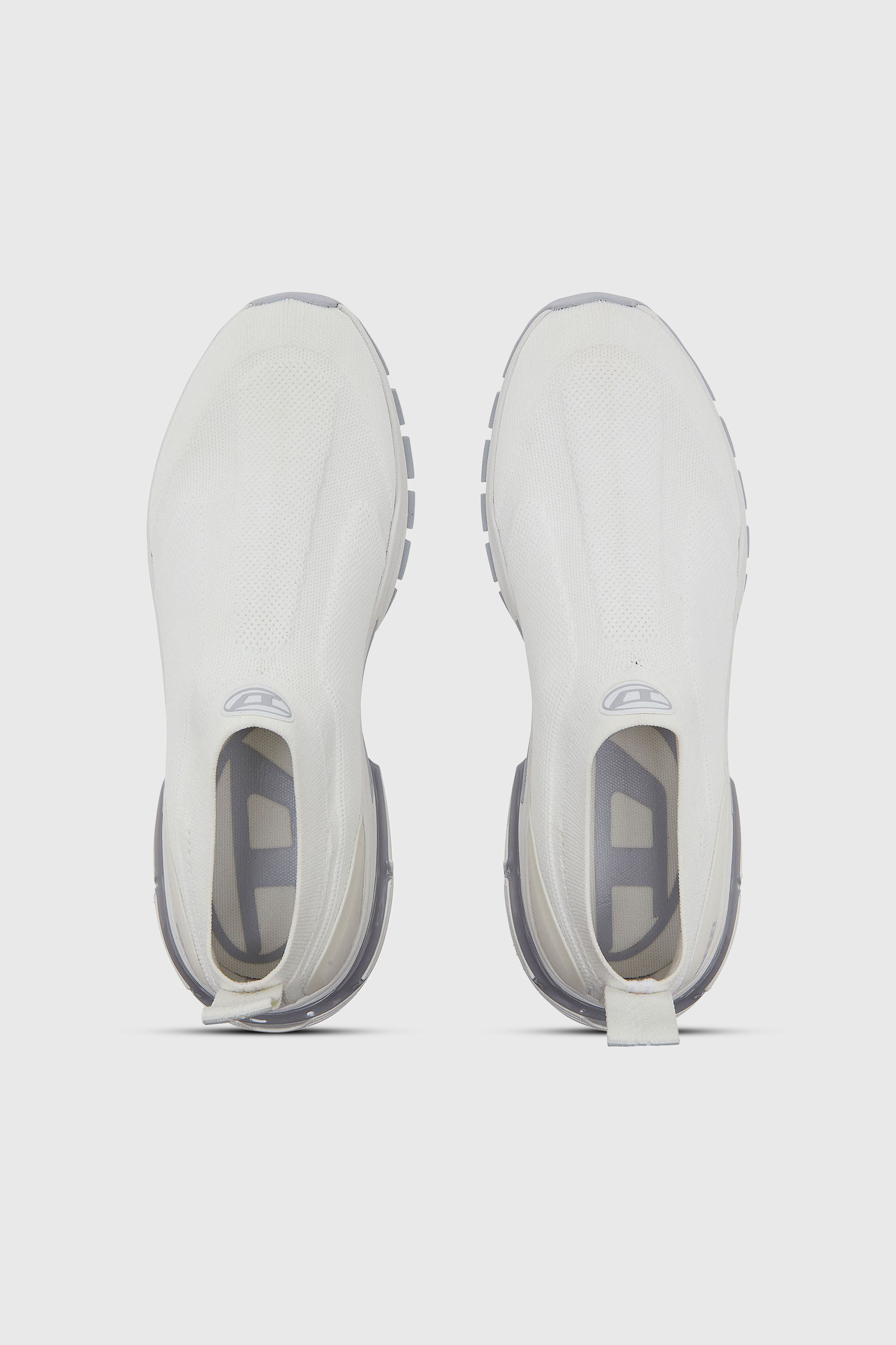 Diesel - S-PRO-V-DENSE-SOCKS, Man's Pro-V-Dense-Slip-on knit sock sneakers in White - 4