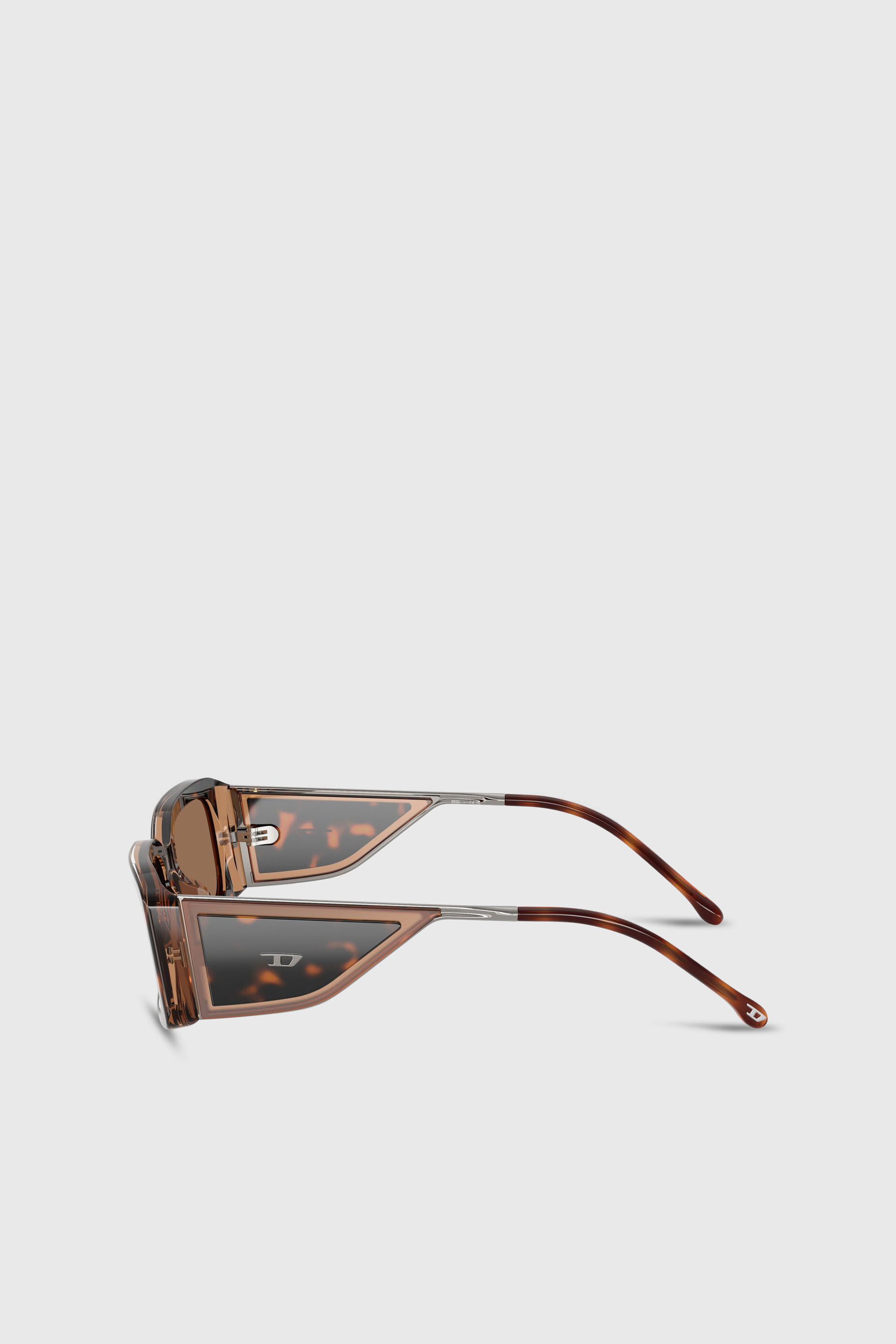 Diesel - 0DL2017U, Unisex's Rectangle sunglasses in Brown - 5