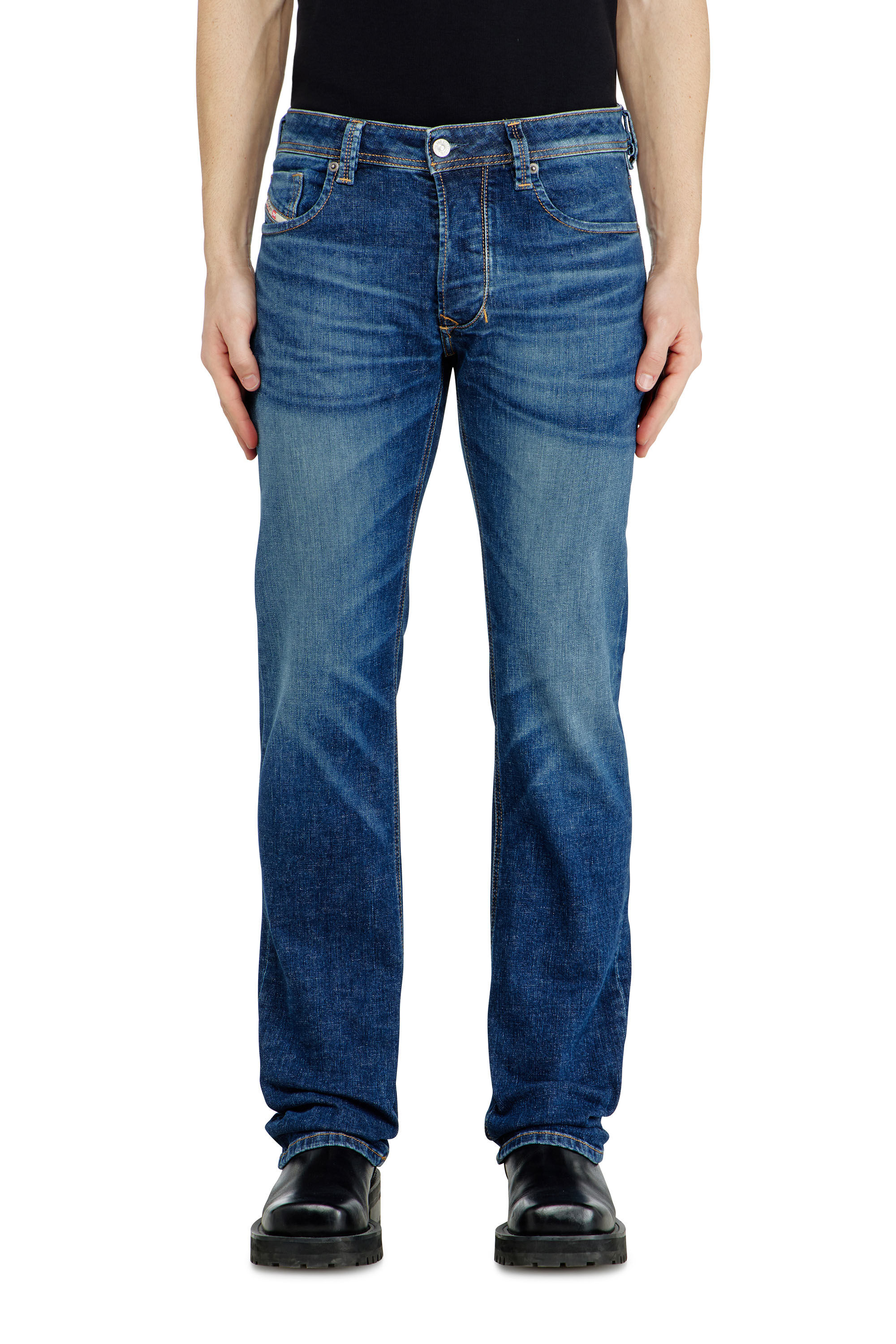 Men's Regular Jeans | Dark Blue | Diesel 1985 Larkee