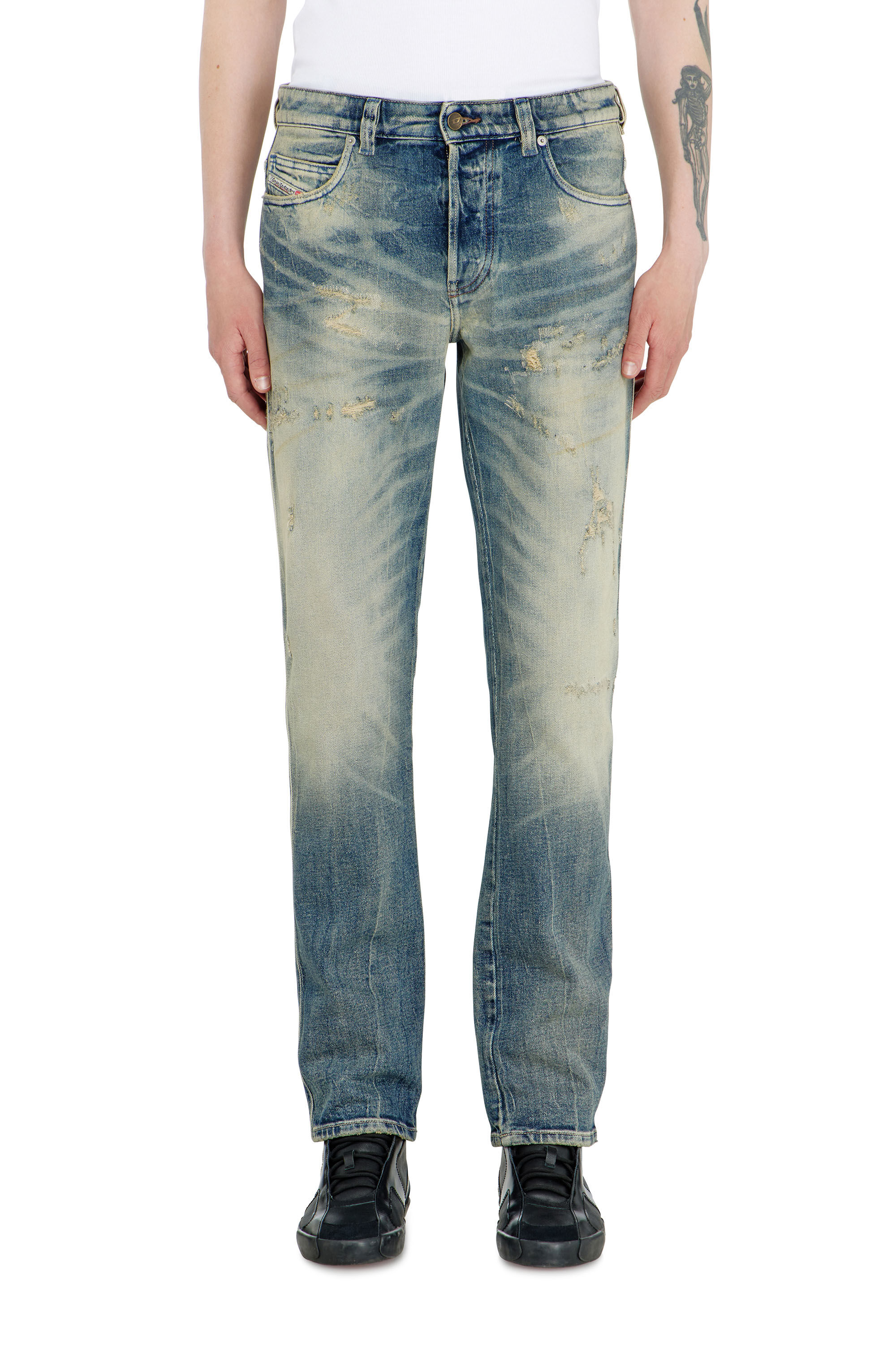 Diesel - Man's Slim Jeans 1993 D-Vyl 09P34, Medium blue - 4