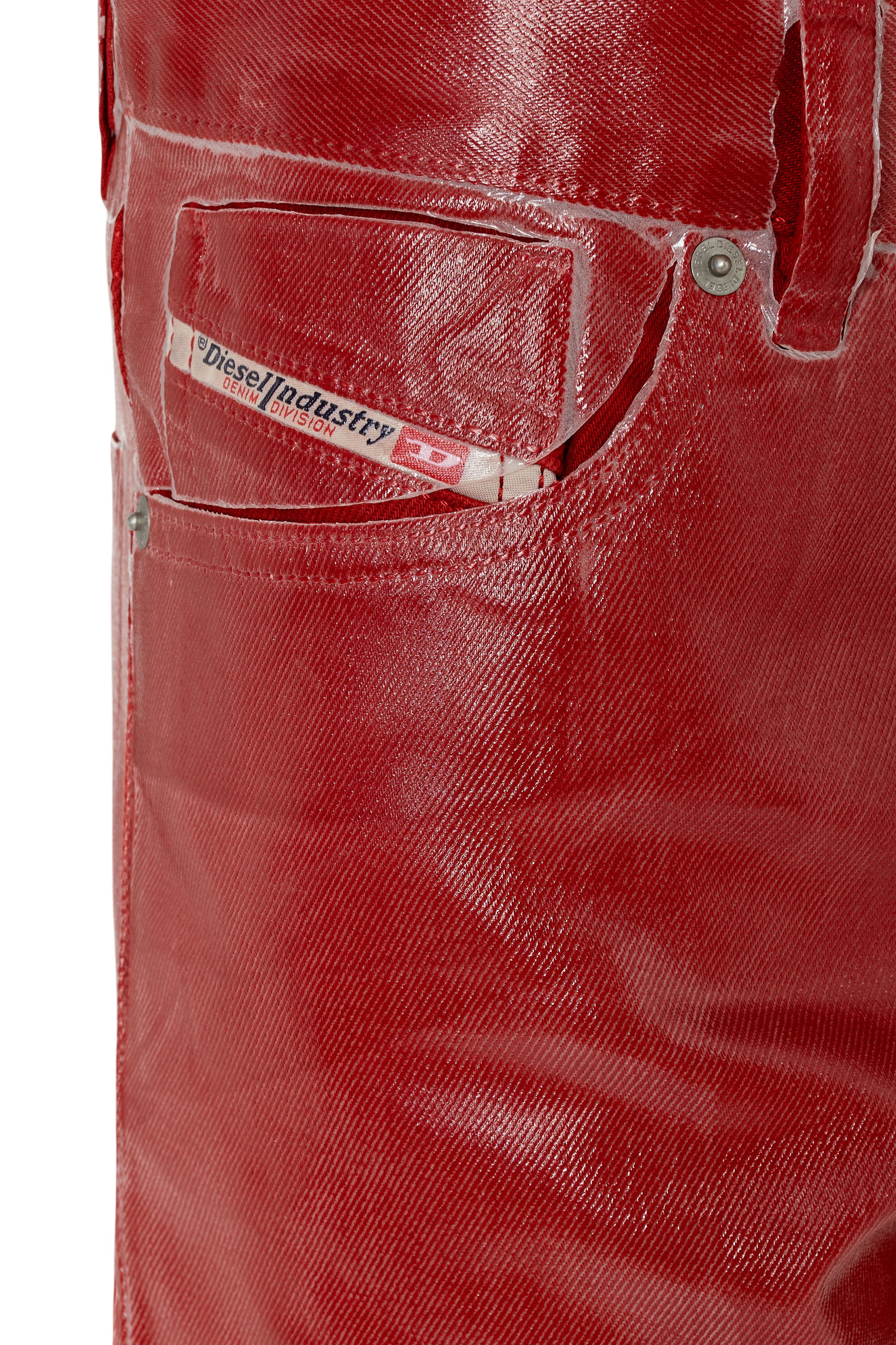 Diesel - 1995 09E50 Straight Jeans, Red - Image 6