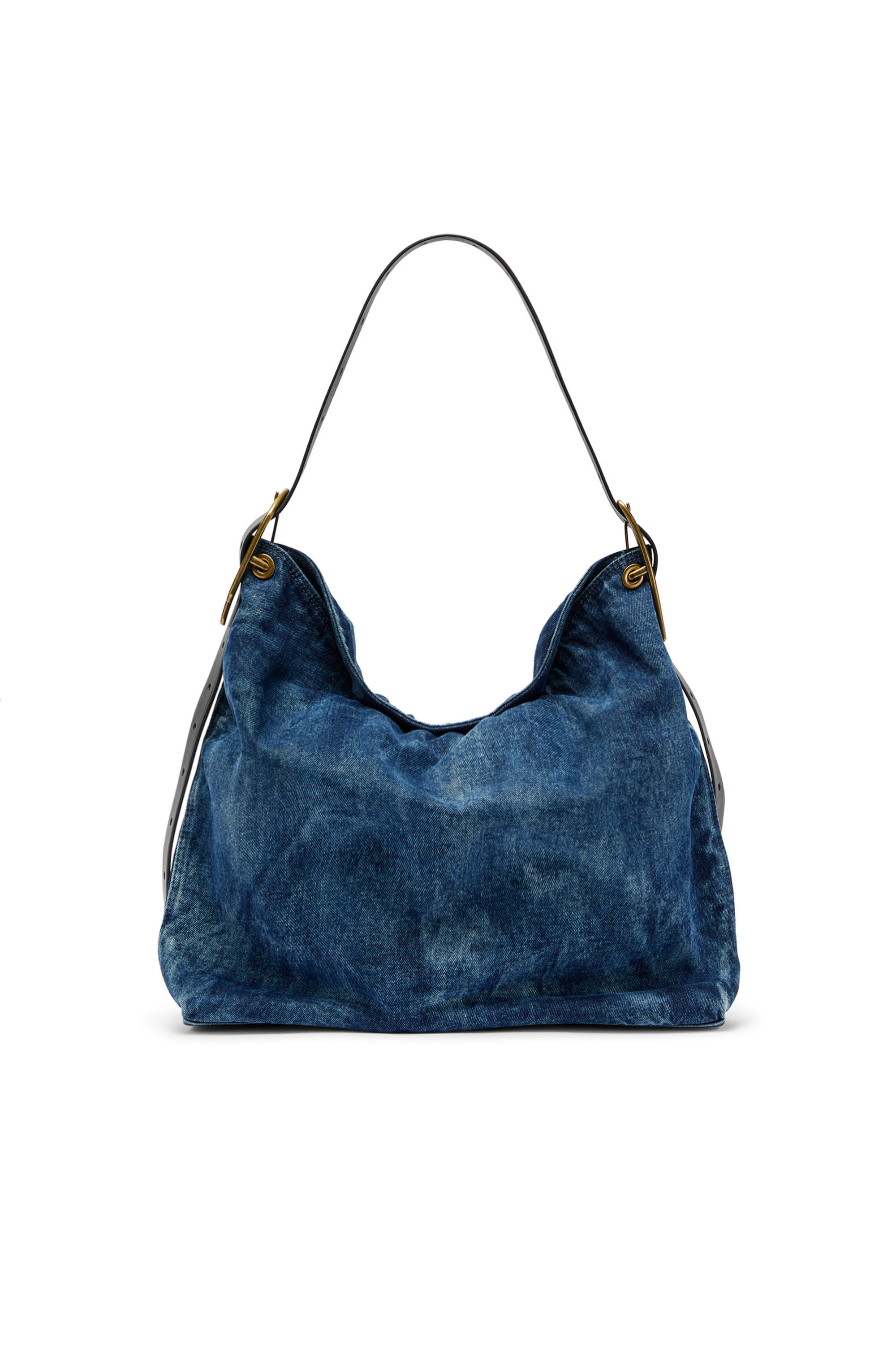 Women's D-Line-Denim hobo bag | Blue | Diesel