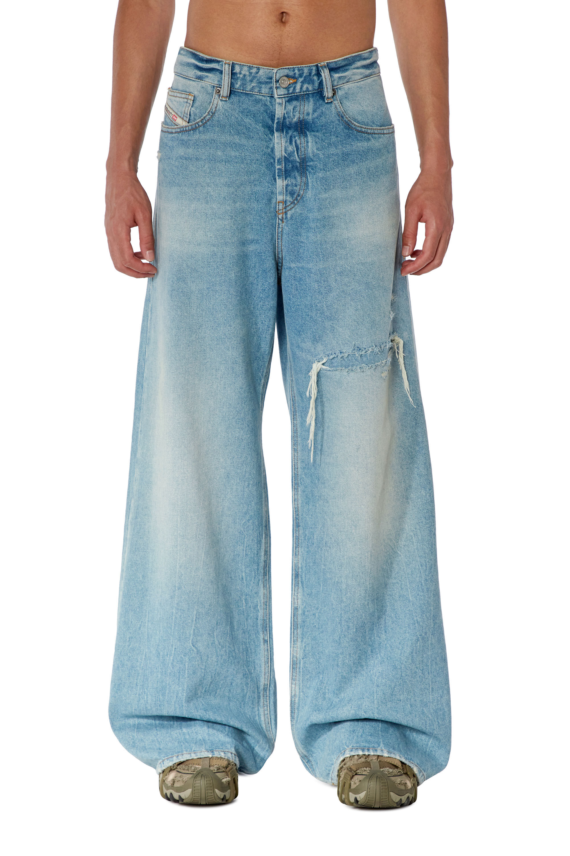 D-Rise Men: Oversized Light blue Regular Baggy Jeans | Diesel D-Rise Men: Oversized Light blue Regular Baggy Jeans | Diesel