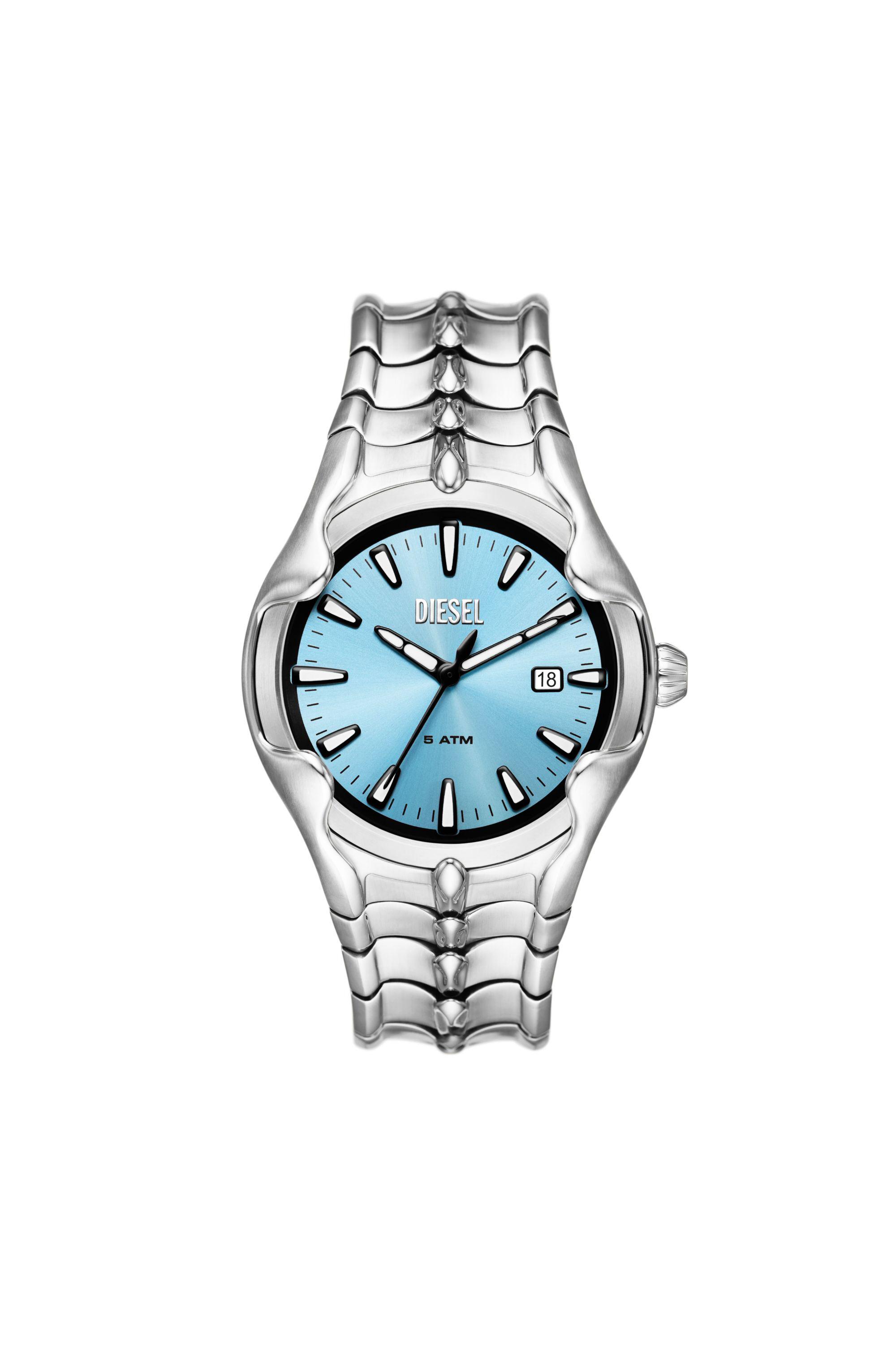 DIESEL 腕時計 Dz2200 Men's Vert three-hand date stainless steel watch | Silver | Diesel