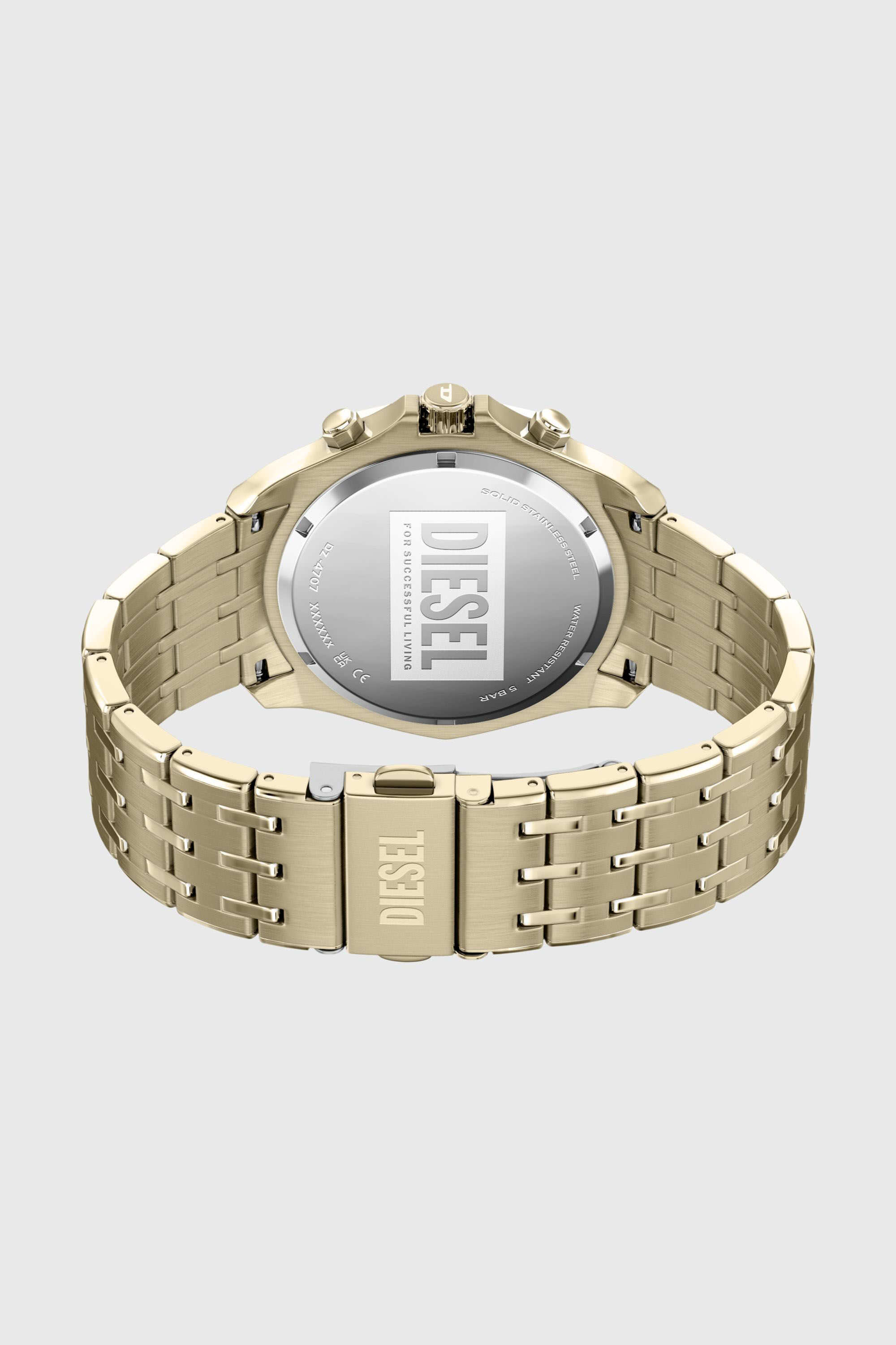 Diesel - DZ4707 WATCH, Man's Stinger Gold-Tone Stainless Steel Watch in Gold - 6