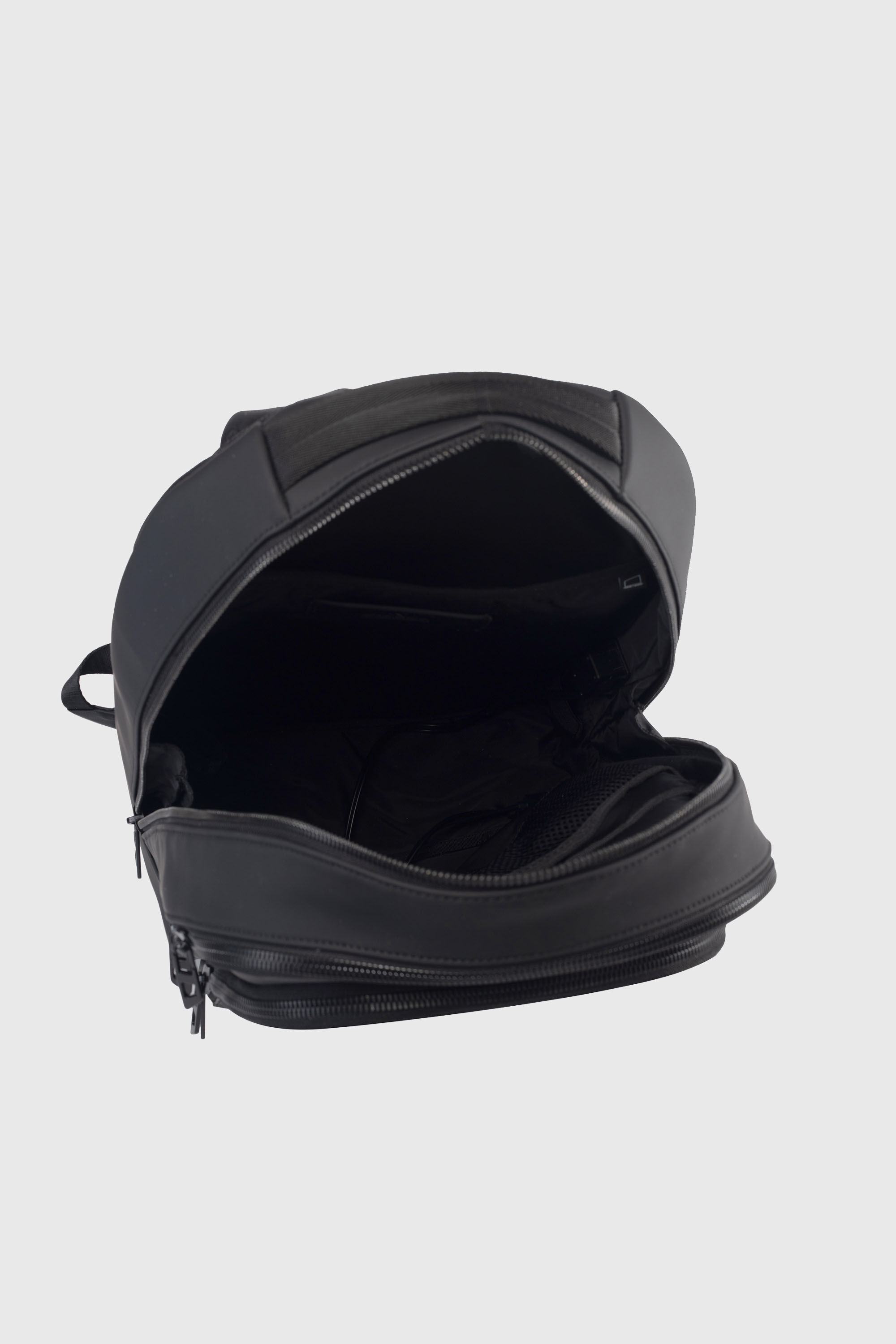Diesel - DIESEL ALUMINUM BACKPACK DSB003, Unisex's Functional business backpack in Black - 3