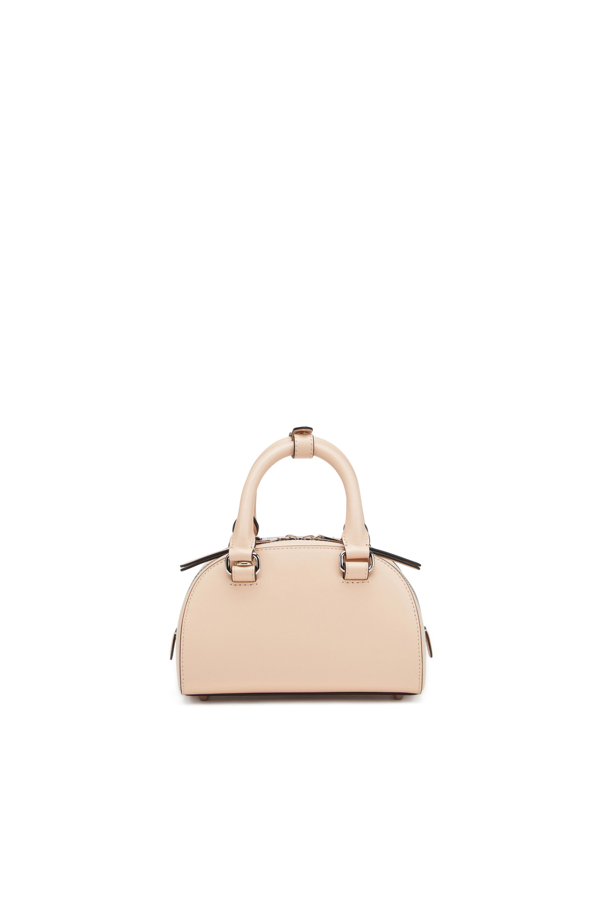 Diesel - 1DR DOME CROSSBODY, Woman's Leather mini bowling bag in Pink - 3