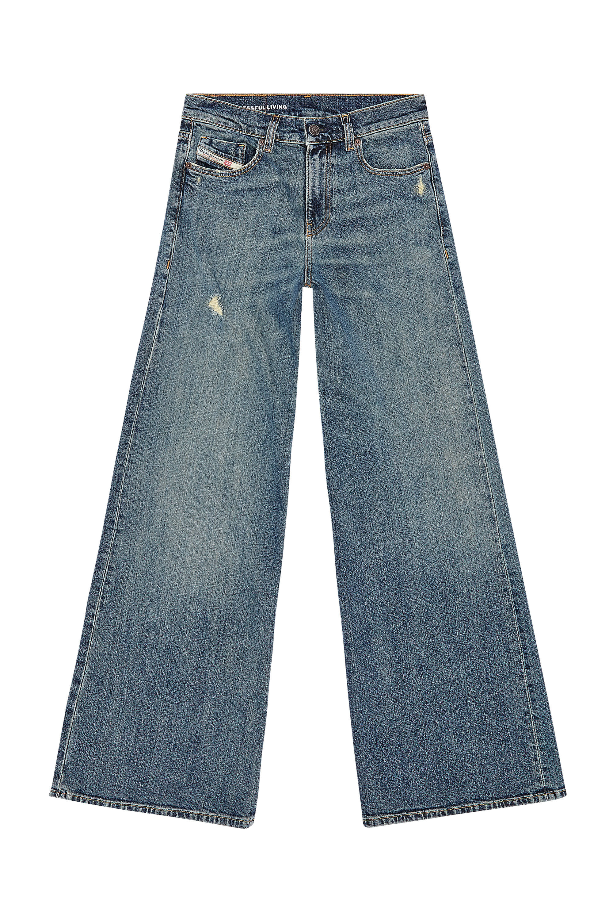 Diesel - Woman Bootcut and Flare Jeans 1978 D-Akemi 0DQAC, Medium blue - Image 2