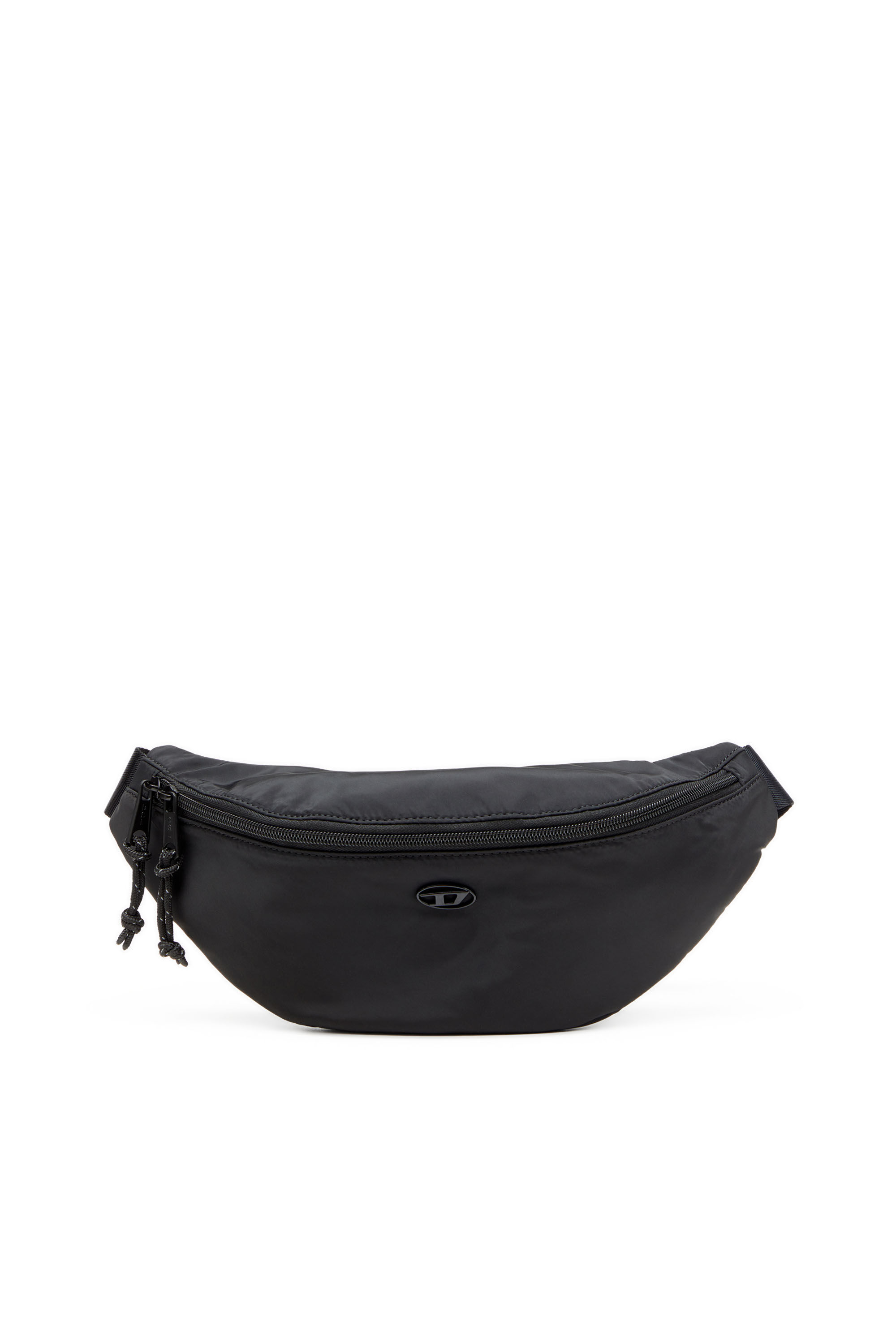 Men's D-Pack-Belt bag in satin-touch fabric | Black | Diesel