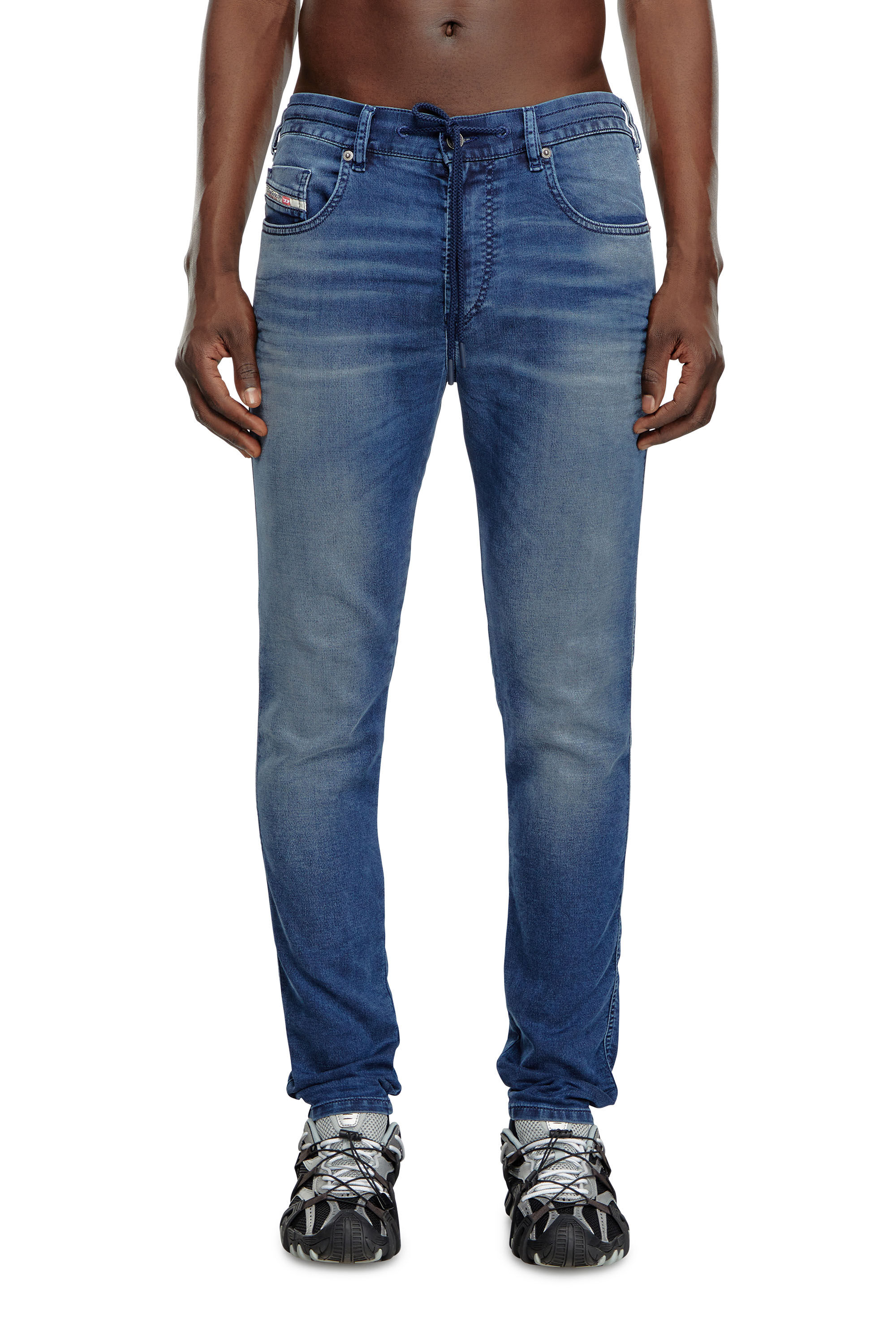 Diesel - Man's Slim 2060 D-Strukt Joggjeans® 068LX, Dark Blue - 3