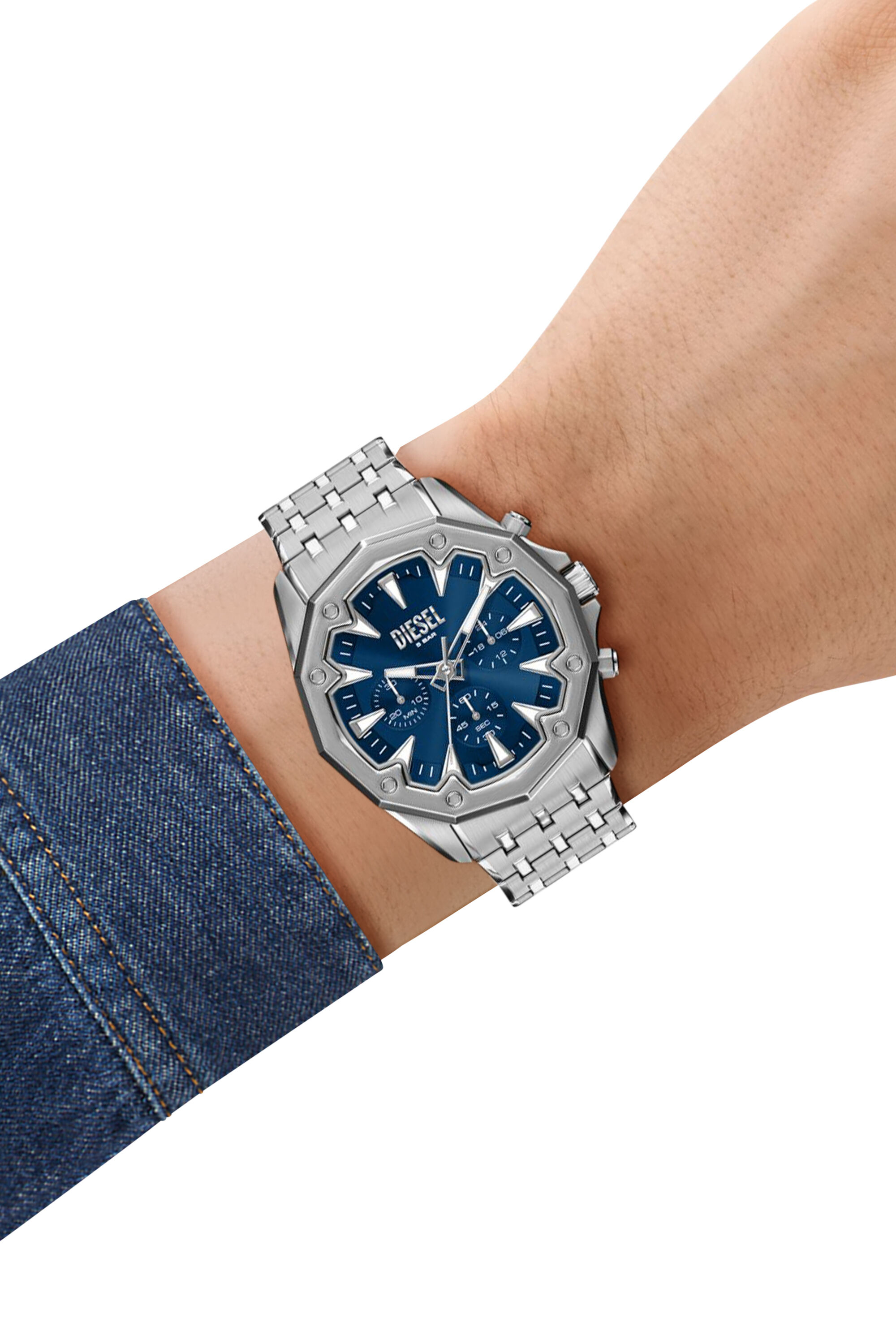 Men's Stinger Stainless Steel Watch | Silver | Diesel RO