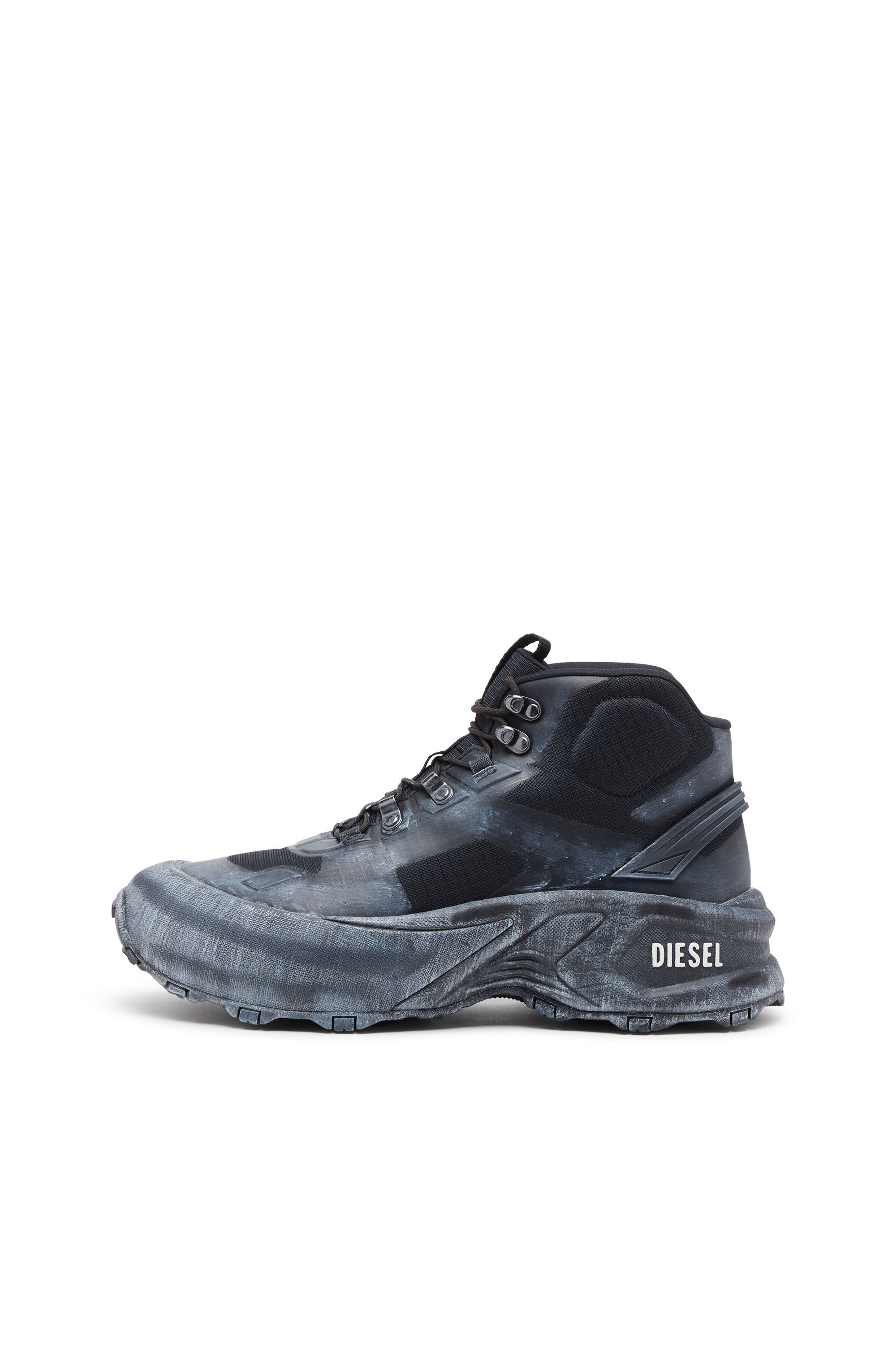 Men's D-Cage Hiking - Sneaker chuncky high-top | Black | Diesel
