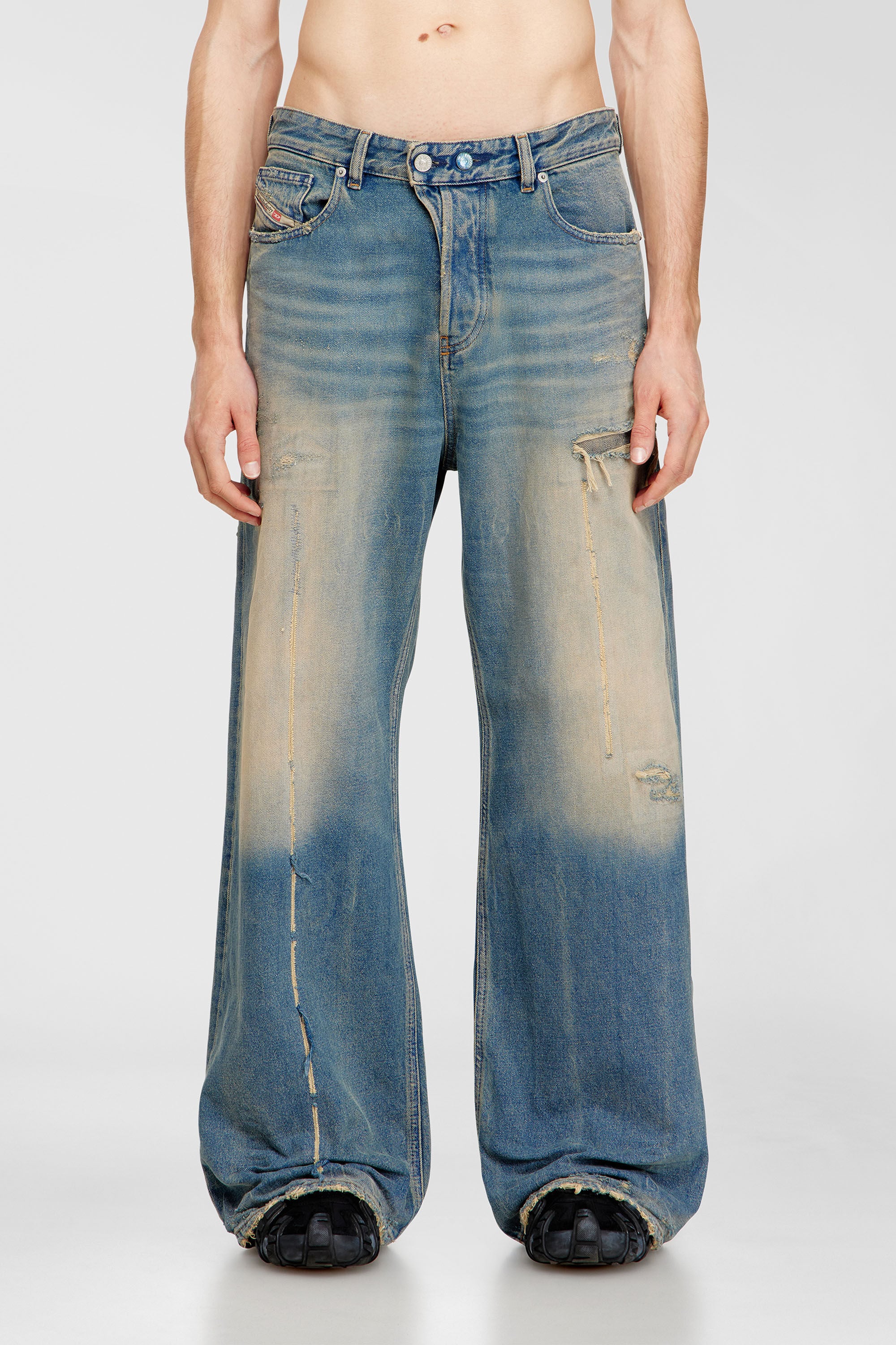 Diesel - Unisex's Relaxed Jeans 1996 D-Sire 09N29, Medium blue - 4