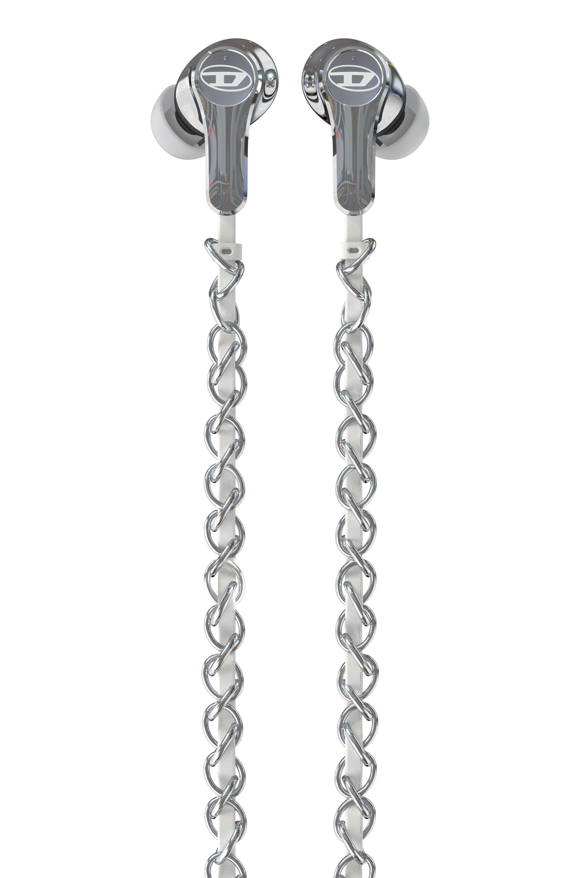 Diesel - 60458  WIRED EARBUDS WIRED EARBUDS, Unisex's Wired Earbuds and charms in Silver - 2