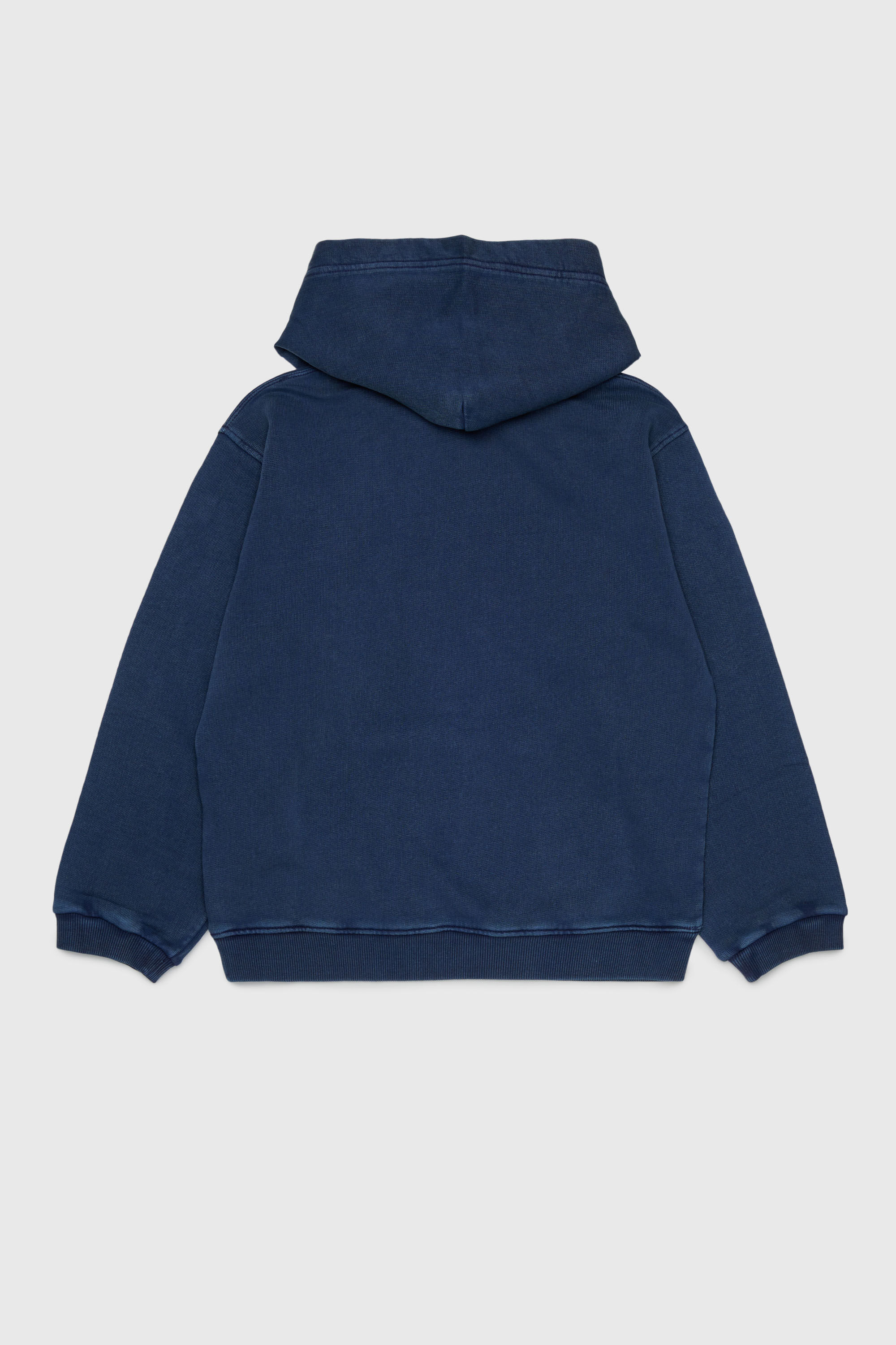 Diesel - STISEL OVER, Man's Hoodie with maxi logo print in Dark Blue - 2