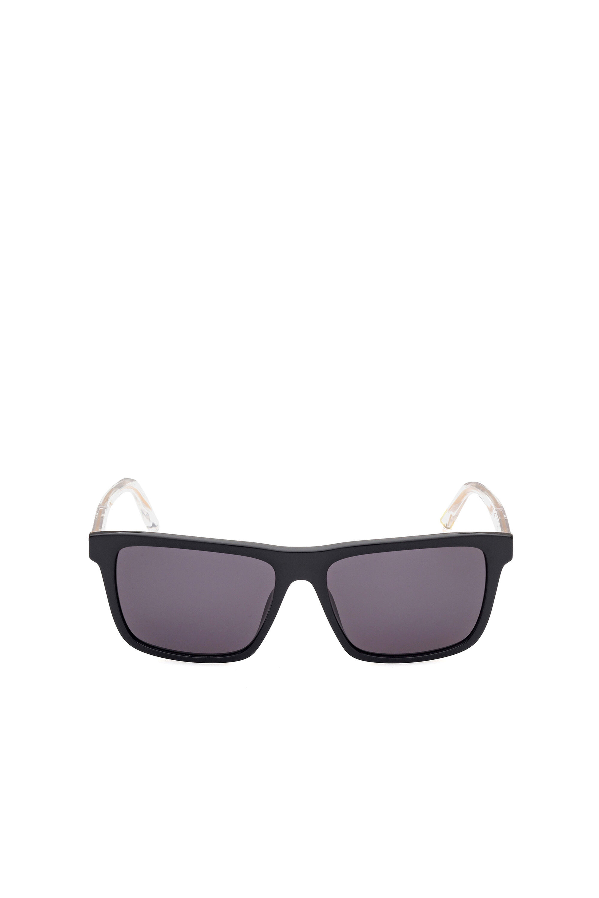Diesel - DL0349, Man's Easy to wear sunglasses with crystal injected temples in Black - 1