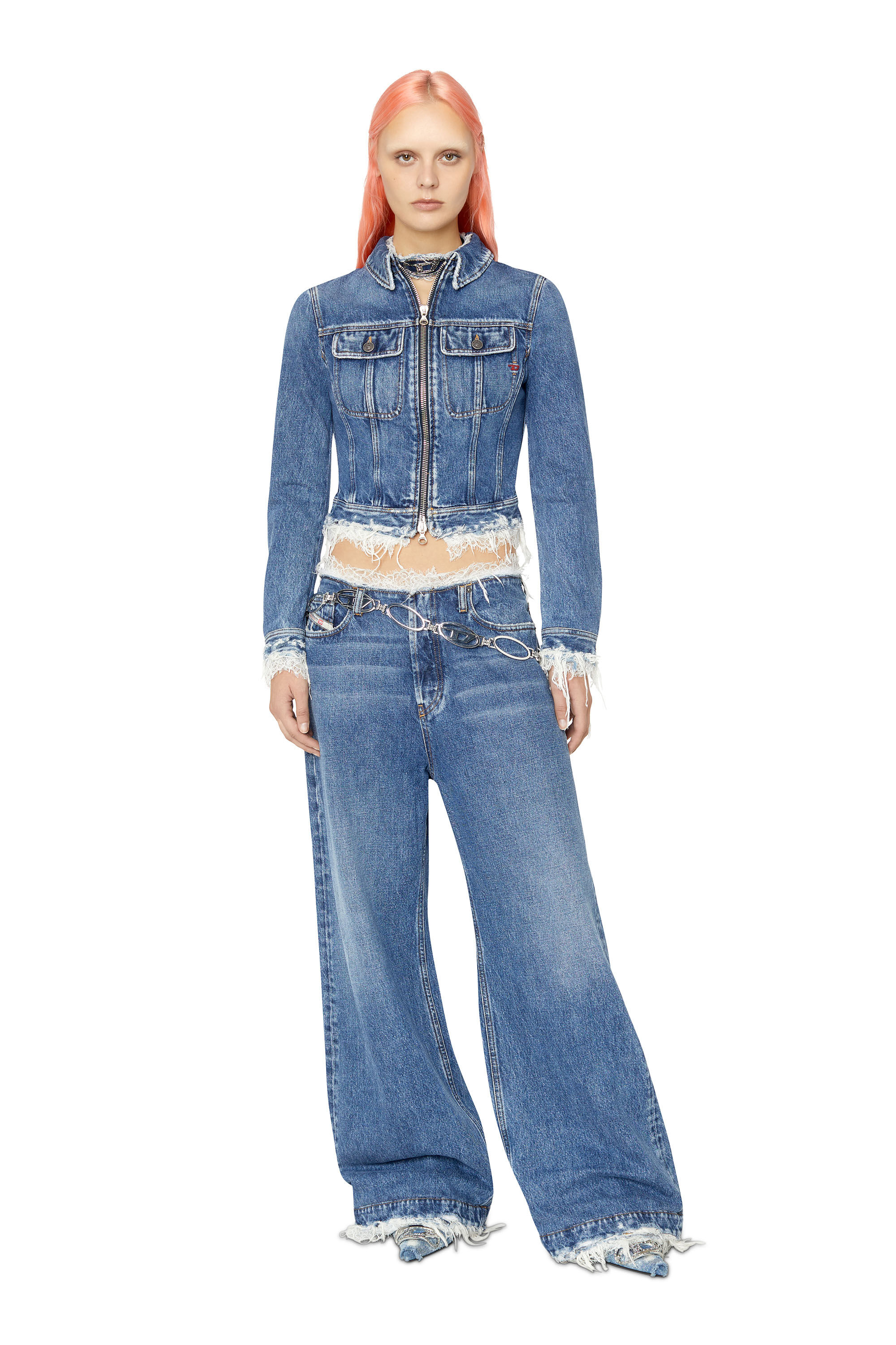 Diesel - DE-SLIMMY-ZP-FSB, Dark Blue - Image 1