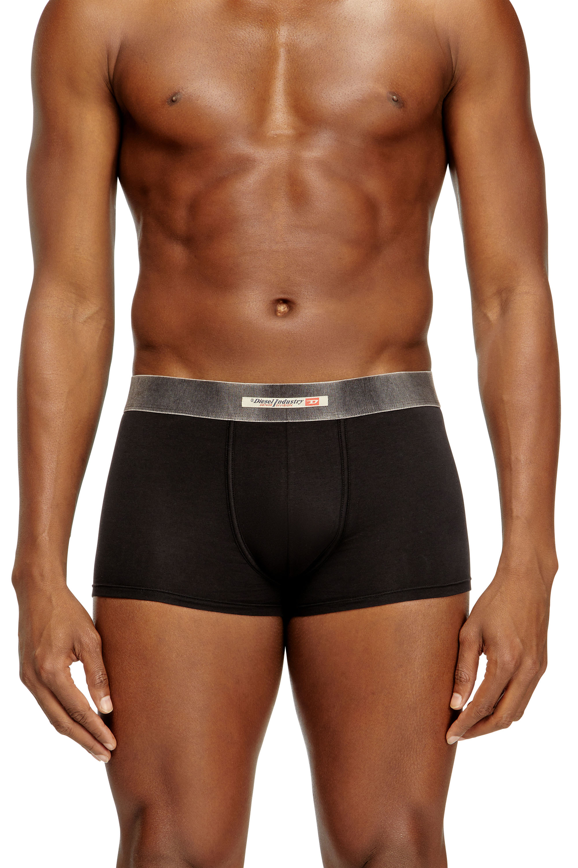 Diesel - DAMIEN-DNM-3PACK, Man's 3-pack of stretch cotton boxers with satin waistband in null - 2