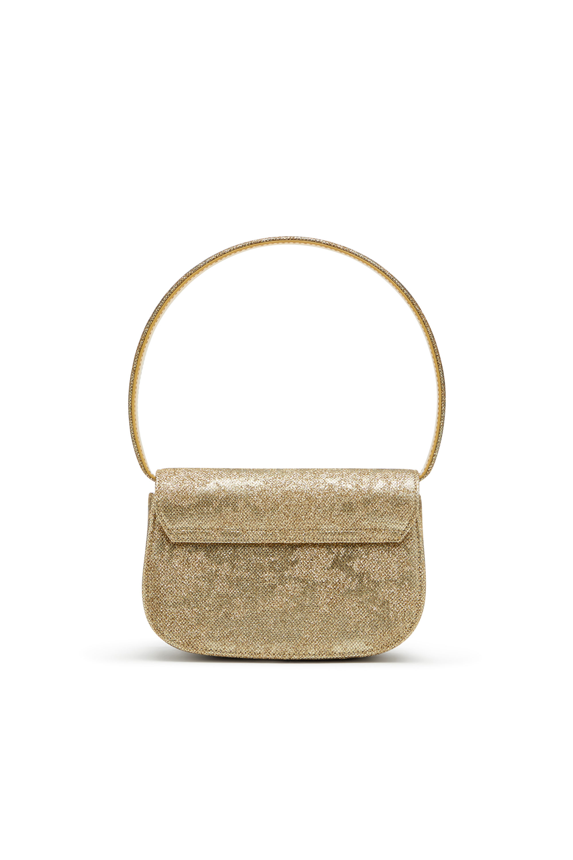 Diesel - 1DR, Woman's 1DR-Iconic 1DR bag in glitter-camo Lurex in Gold - 2