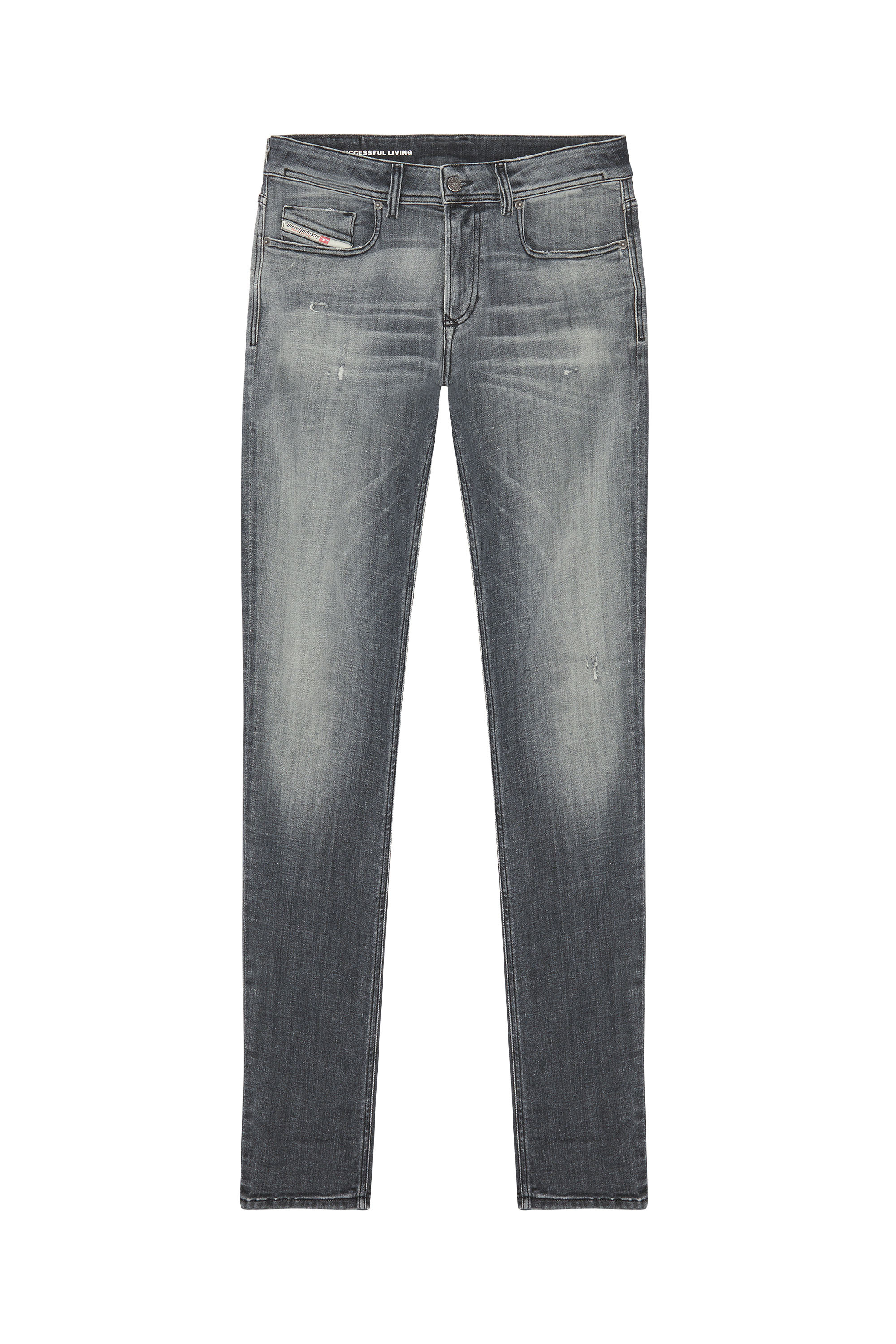 Diesel - 1979 Sleenker 09F13 Skinny Jeans, Black/Dark grey - Image 5