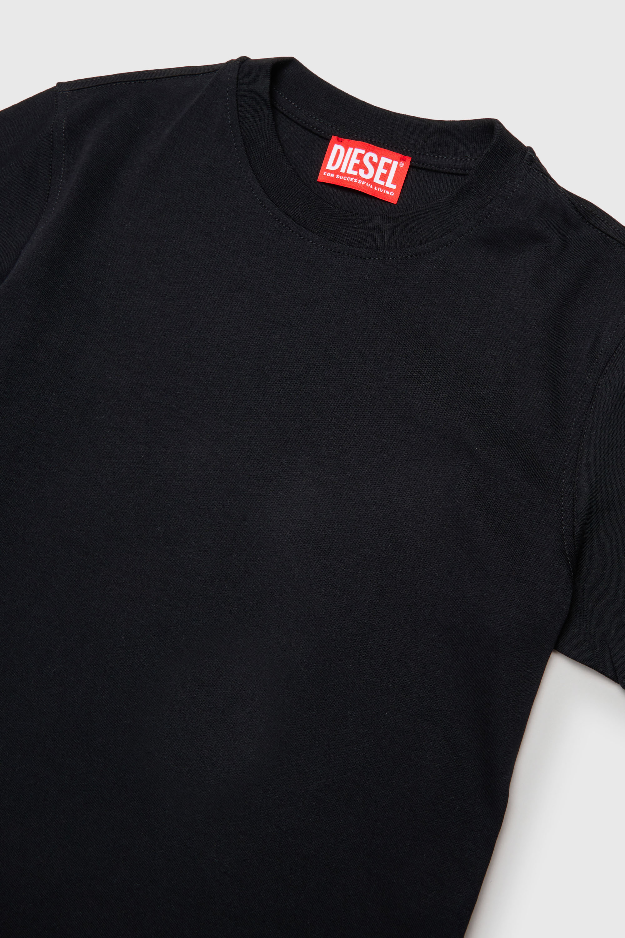 Diesel - TPRES, Man's T-shirt with cut-off logo in null - 3