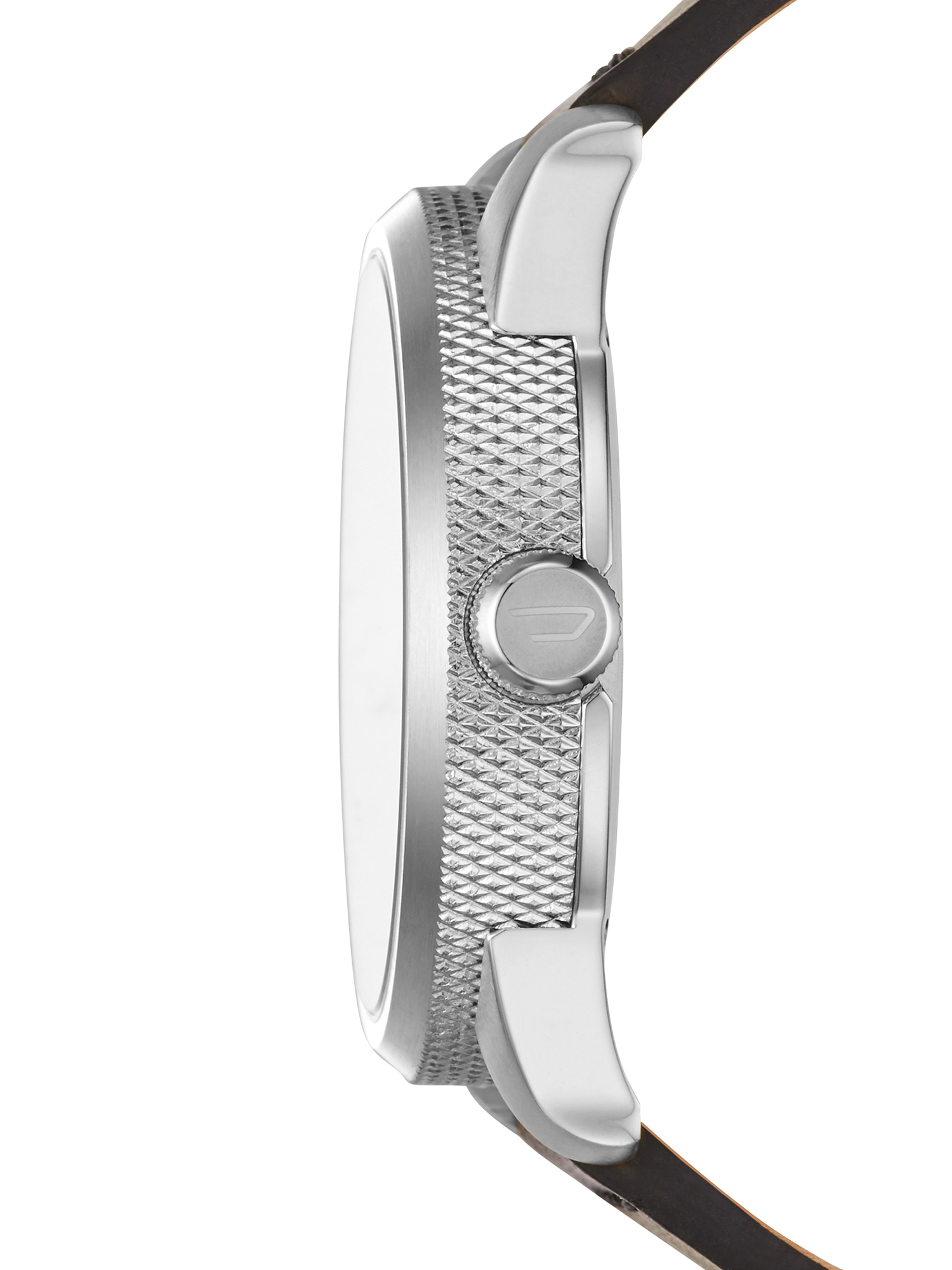 Diesel - DZ1802, Man's Dark brown leather watch, 46 mm in Brown - 2