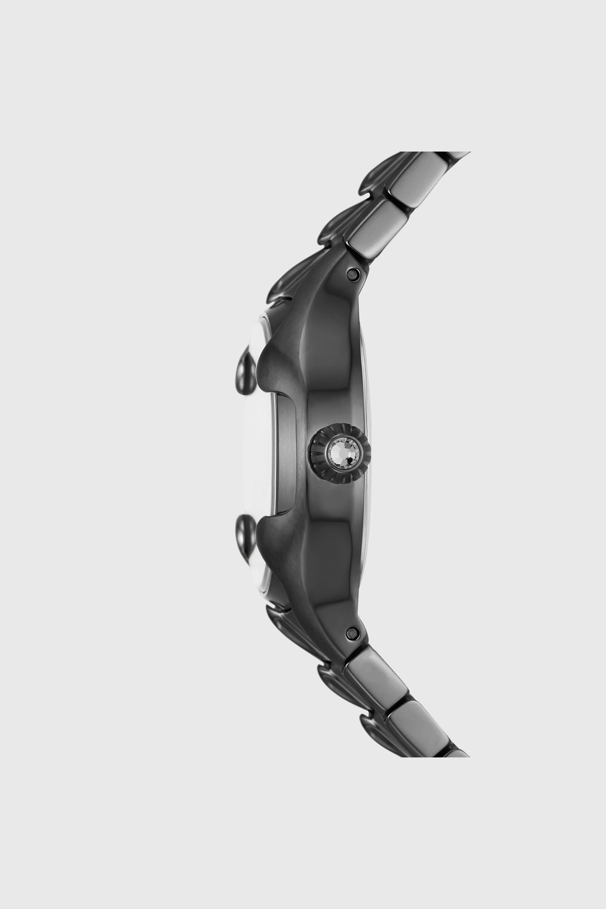 Women's Vert three-hand gunmetal stainless steel watch | Grey