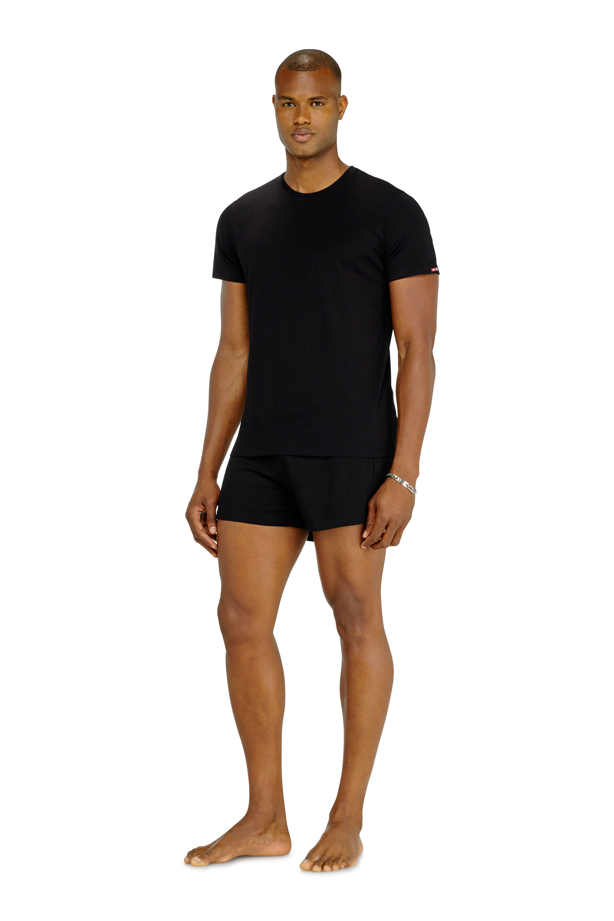 Diesel - RANDAL-D-CORE-3PACK, Man's Set of 3 cotton T-shirts in Black - 3