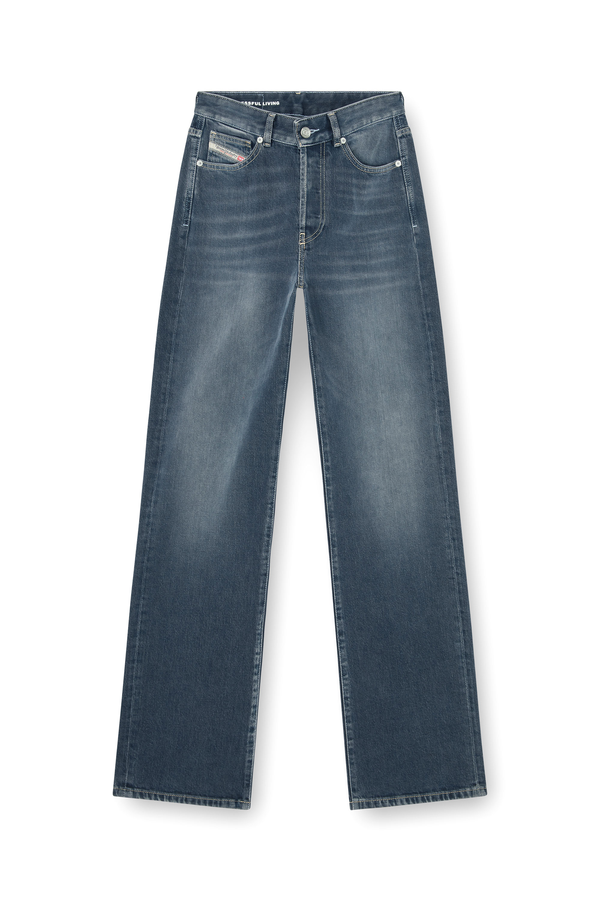 Diesel - Woman's Regular Jeans 1971 D-Sent 007EI, Dark Blue - 3