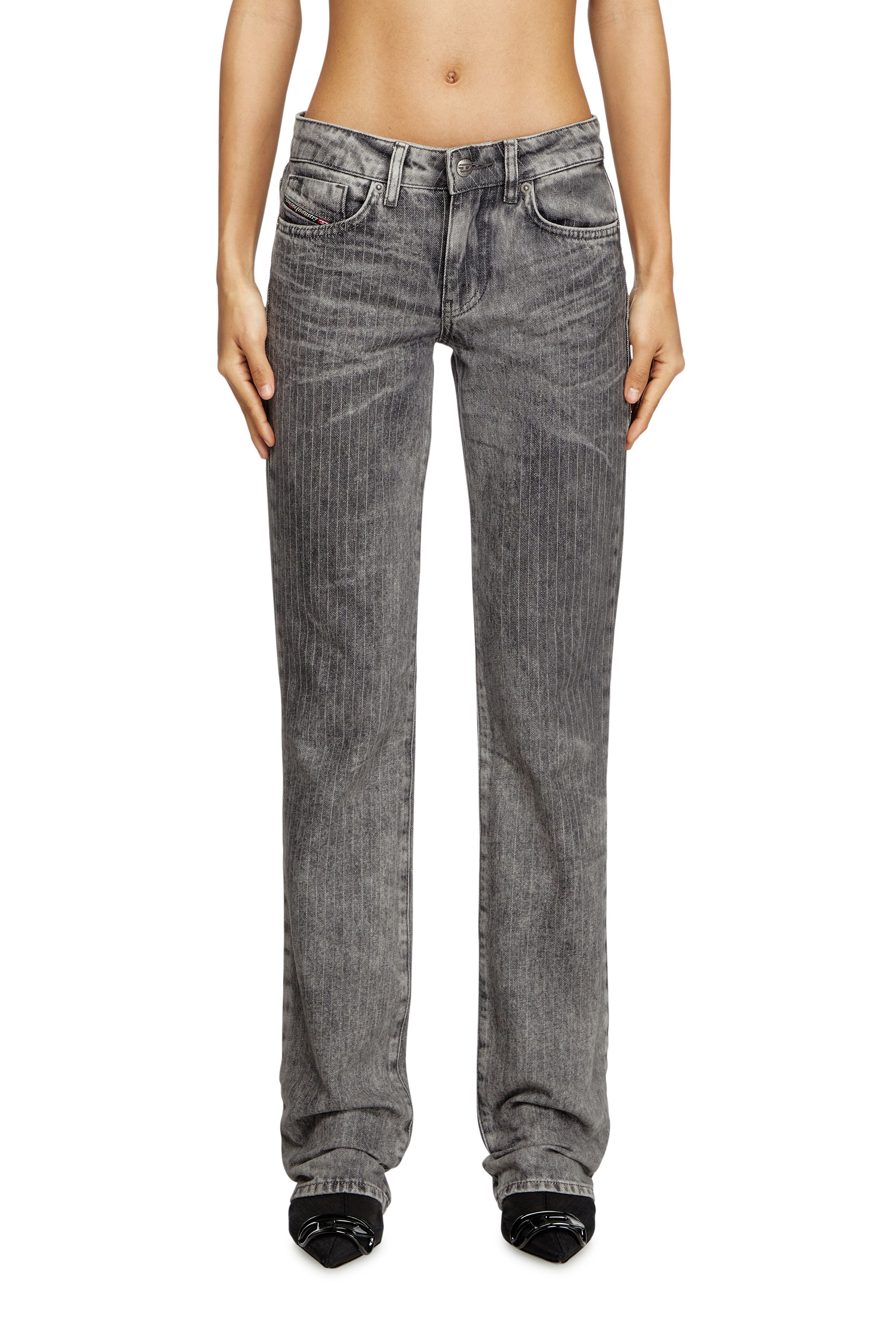 Diesel - Woman's Bootcut Jeans D-Gianna 0ABDI, Light Grey - 3