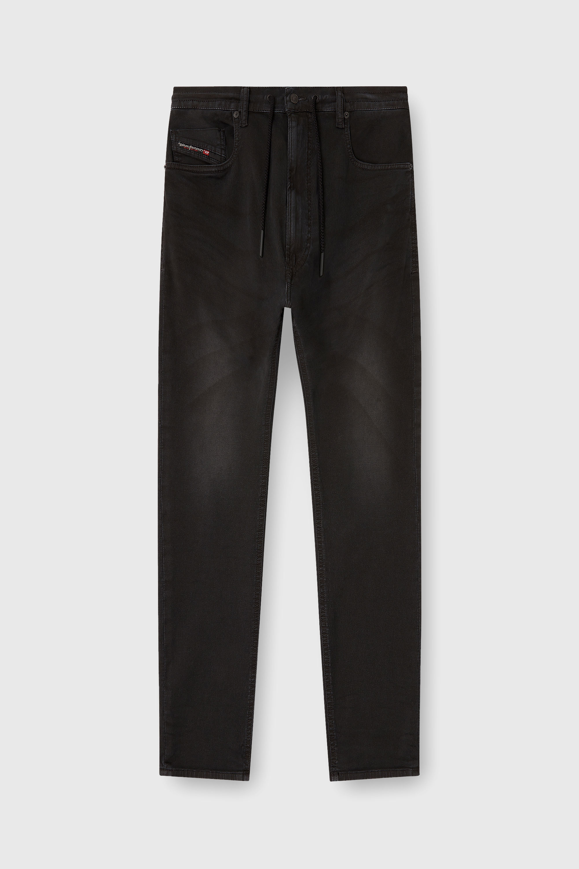 Diesel - Man's Regular 2032 D-Krooley Joggjeans&reg; 0670M, Black - 2