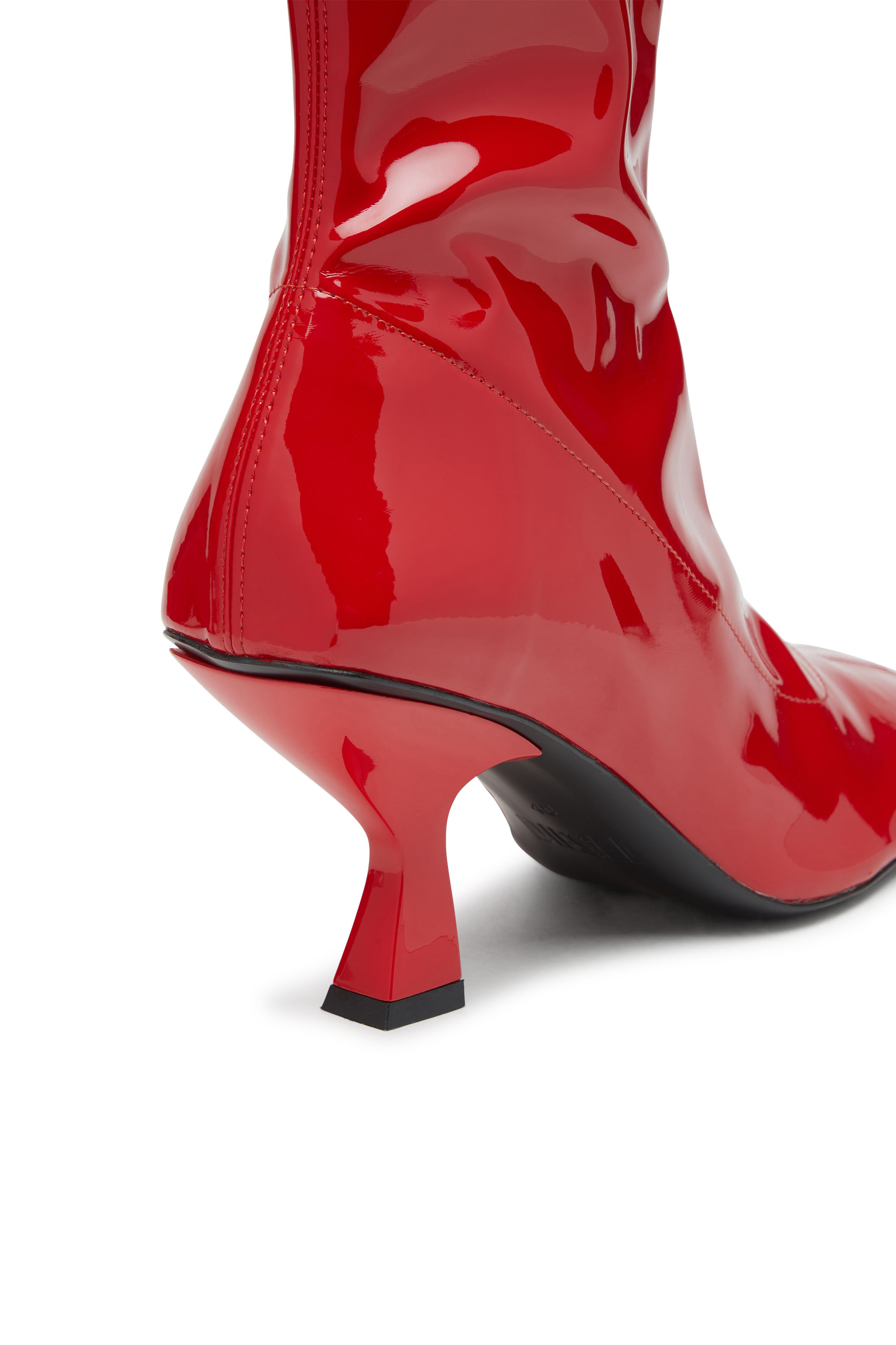 D-AMBER MD BT, Red Diesel - D-AMBER MD BT, Woman's D-Amber-Ankle boots in patent stretch PU in Red - 4