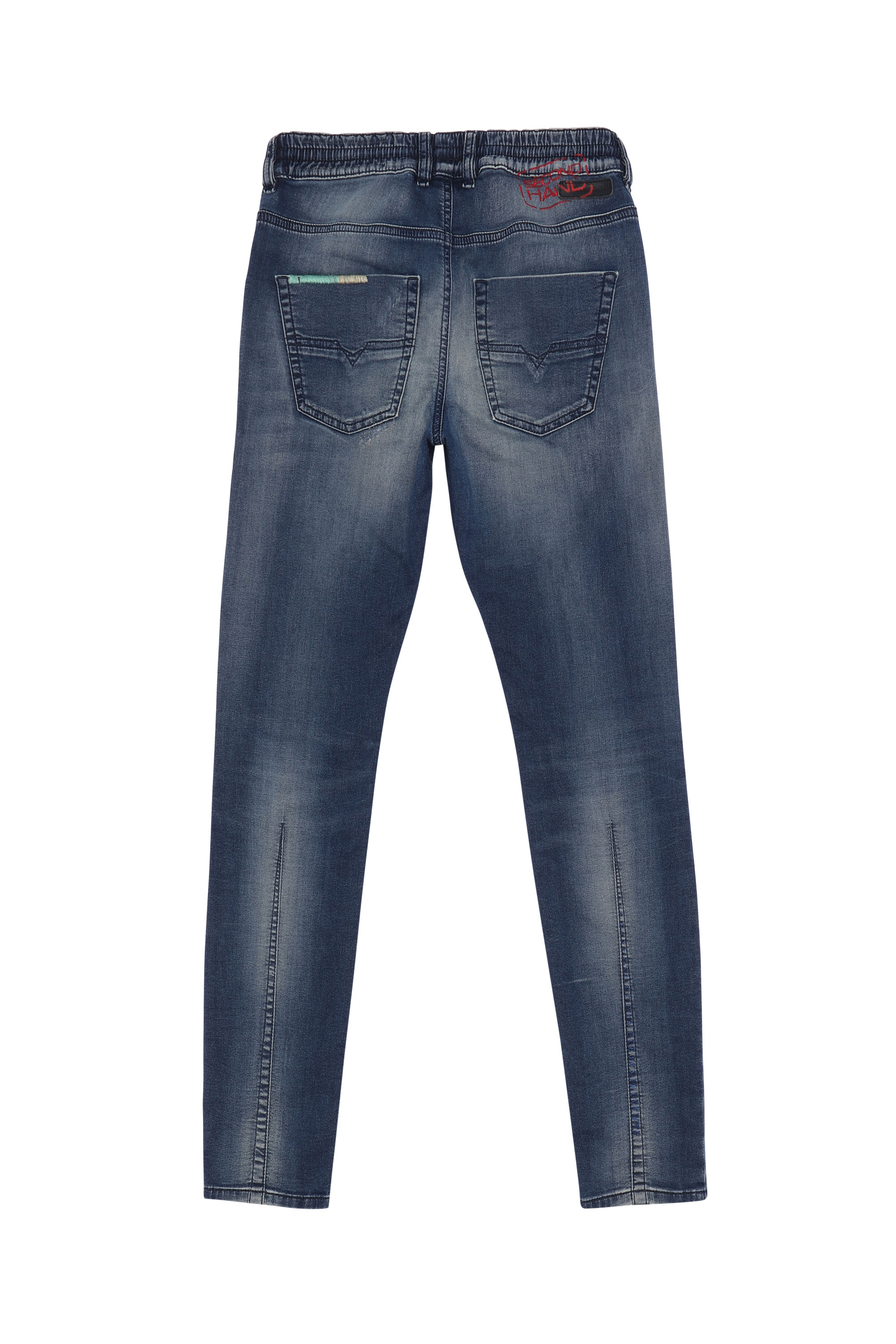 Diesel - KRAILEY JoggJeans&reg;, Woman's Diesel Woman - Jeans Medium blue in Dark Blue - 2
