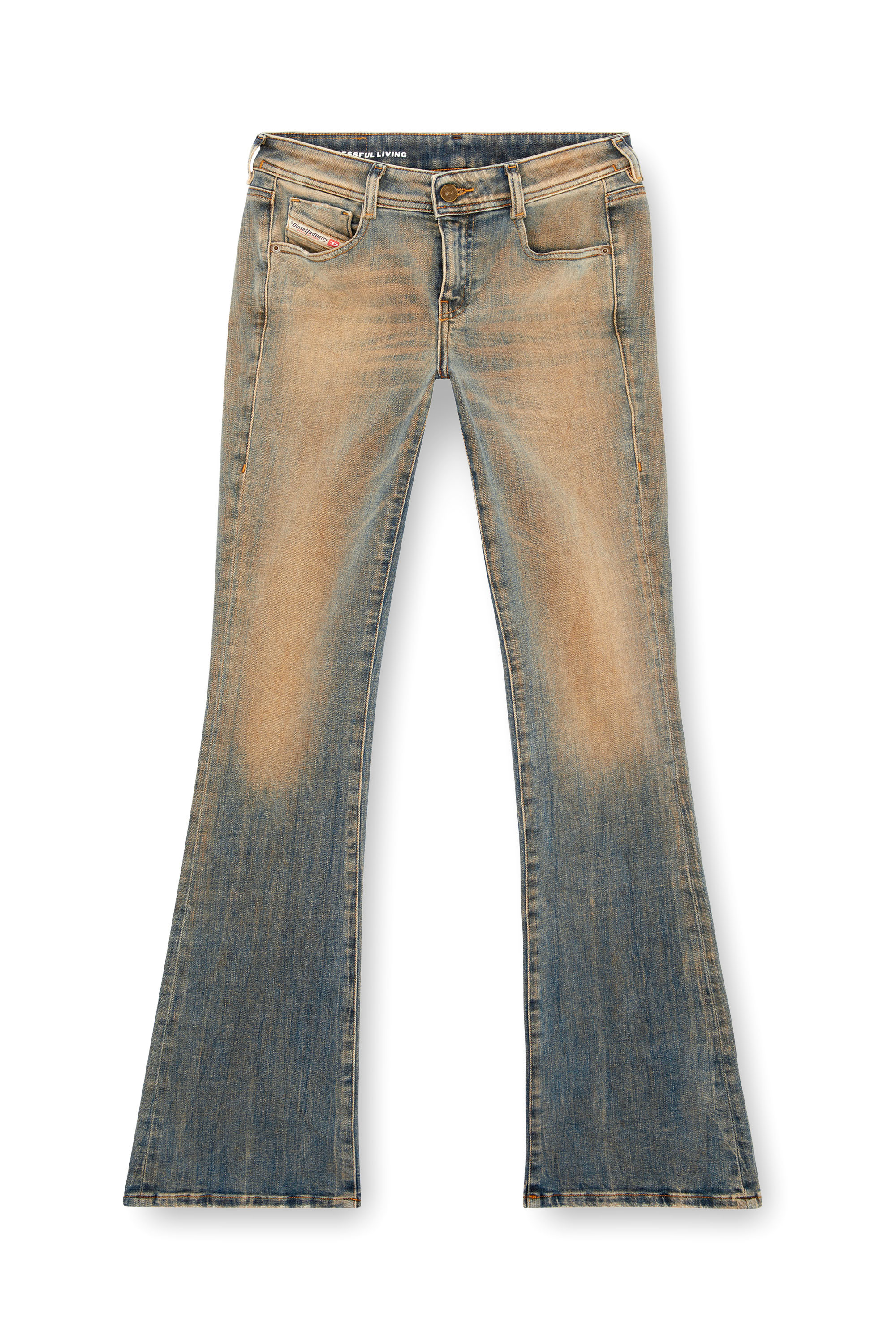 Diesel - Woman Bootcut and Flare Jeans 1969 D-Ebbey 09J23, Medium blue - Image 3
