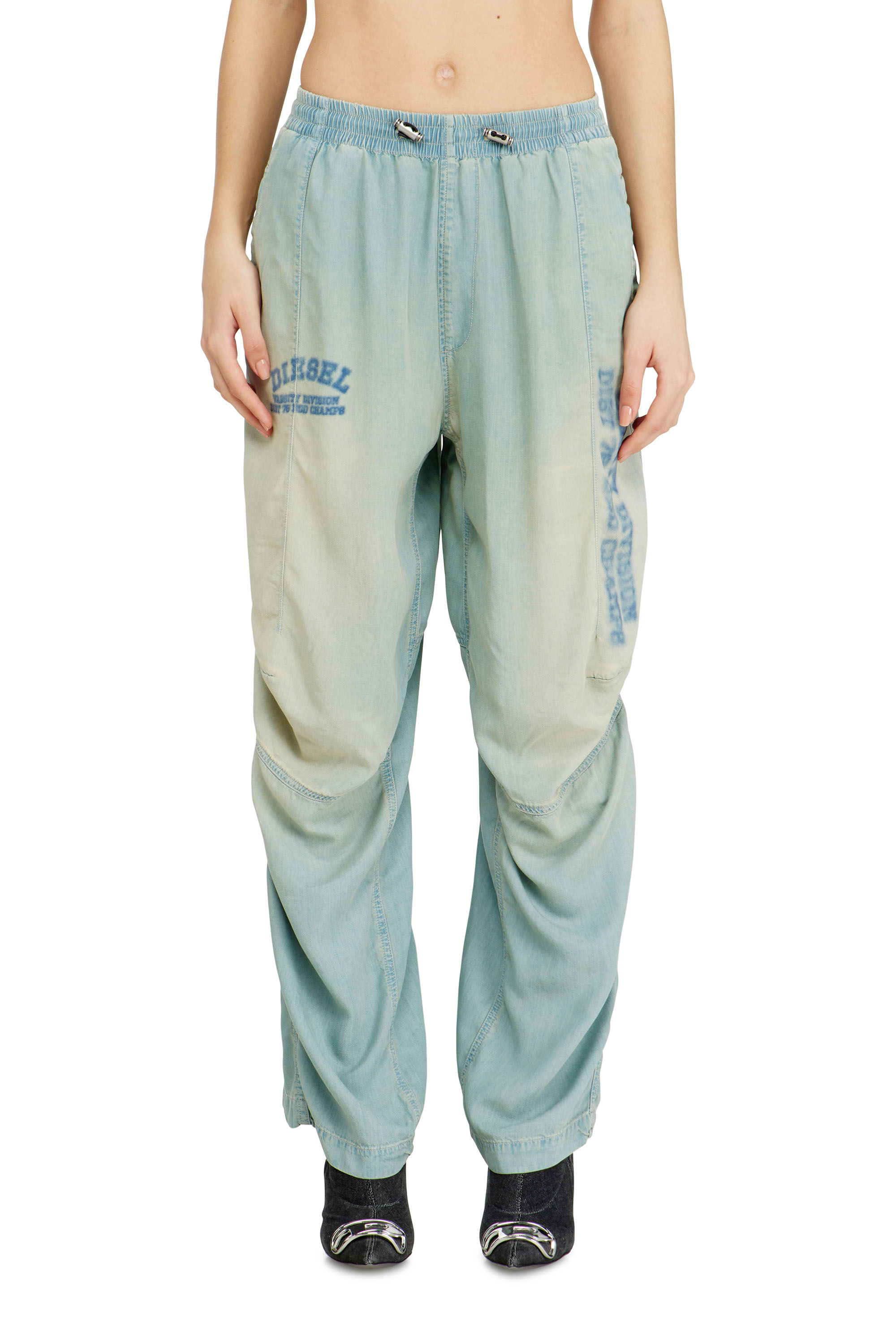 Diesel - Unisex's Relaxed Jeans D-Pari 0ADCF, Light Blue - 5