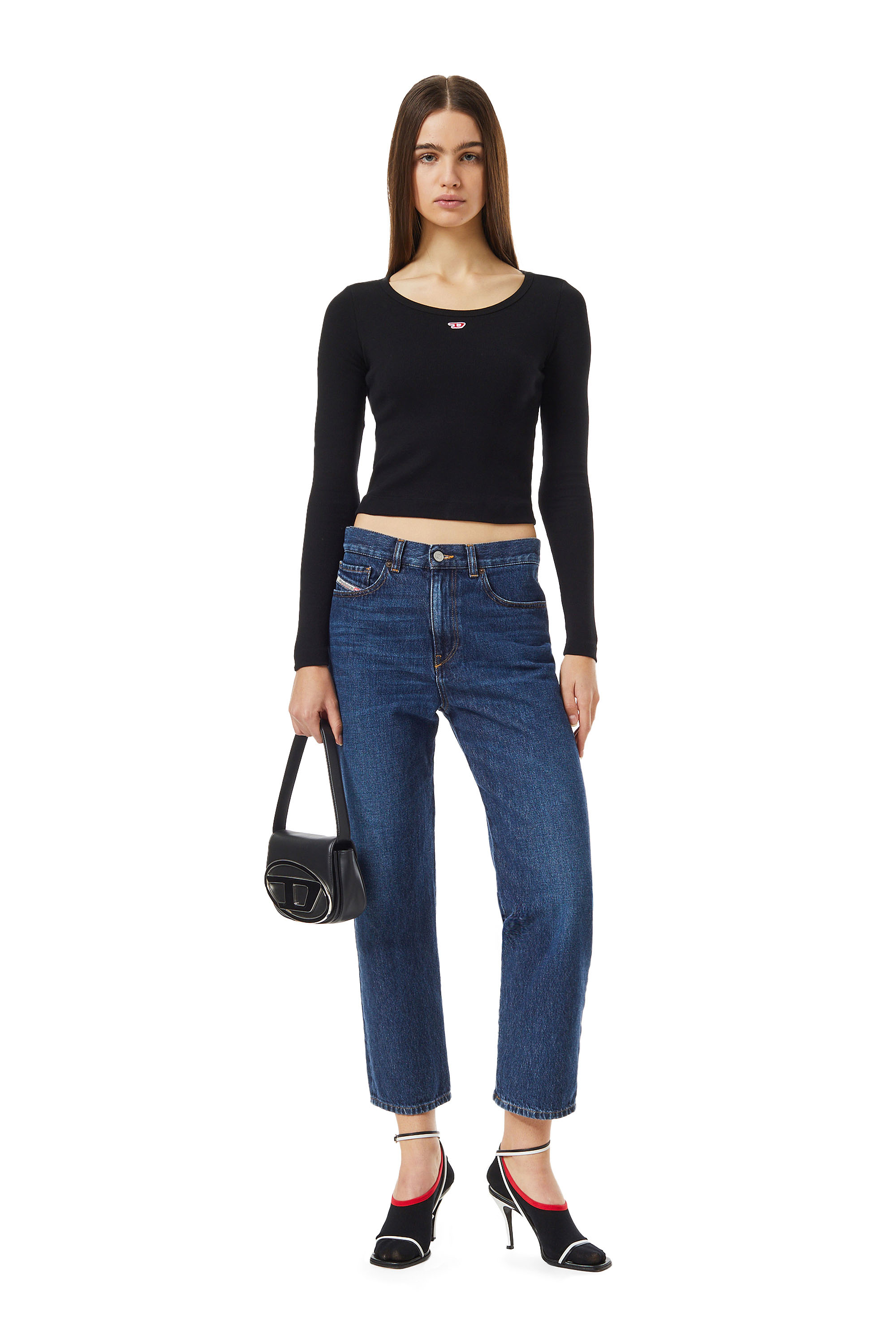 Diesel - Boyfriend Jeans 2016 D-Air 09C03, Woman's Boyfriend Jeans - 2016 D-Air in Dark Blue - 1