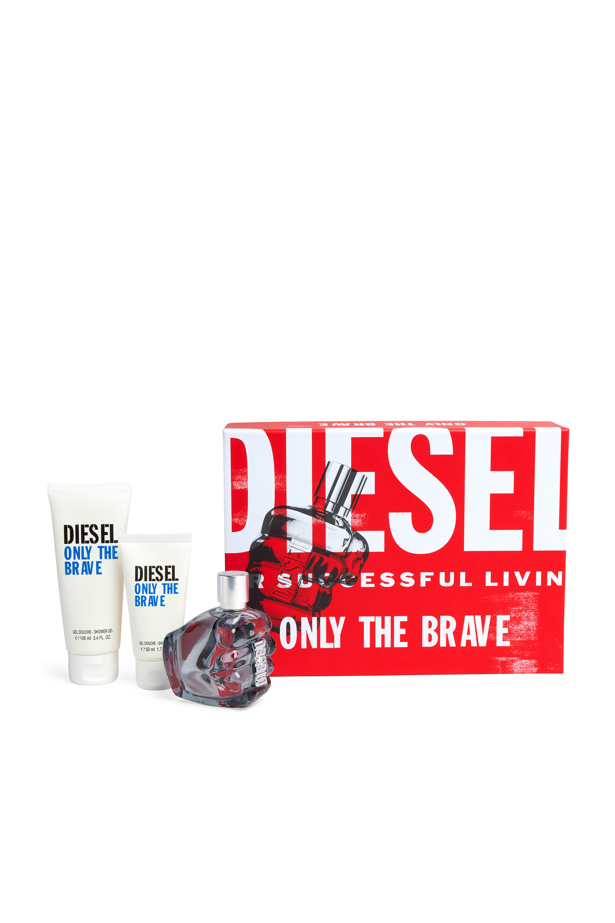 Diesel - ONLY THE BRAVE 75 ML GIFT SET, Man's Only The Brave Gift Set in Blue - 1