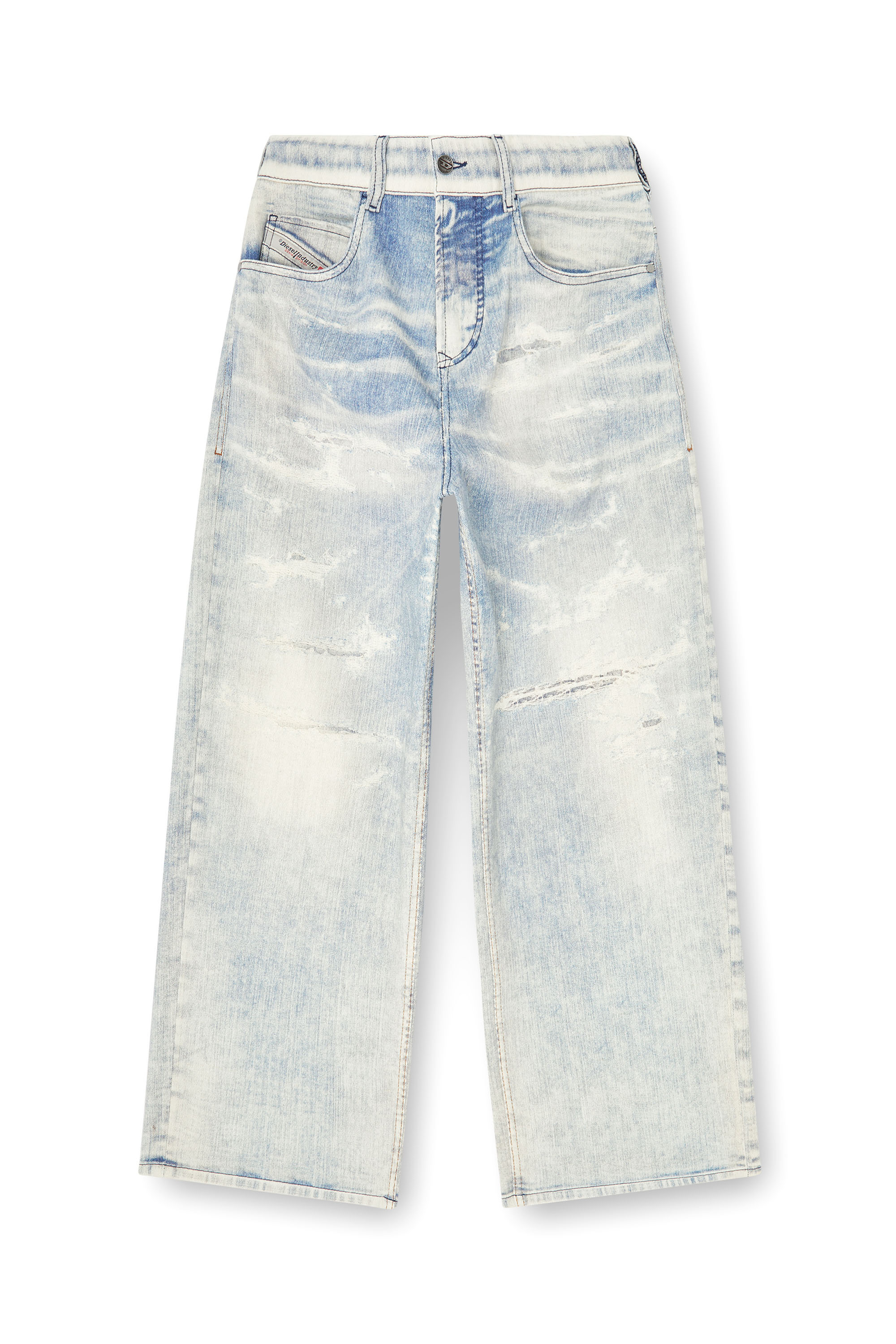 Diesel - Unisex's Relaxed 2097 D-Enim-M Joggjeans&reg; 068XM, Light Blue - 3