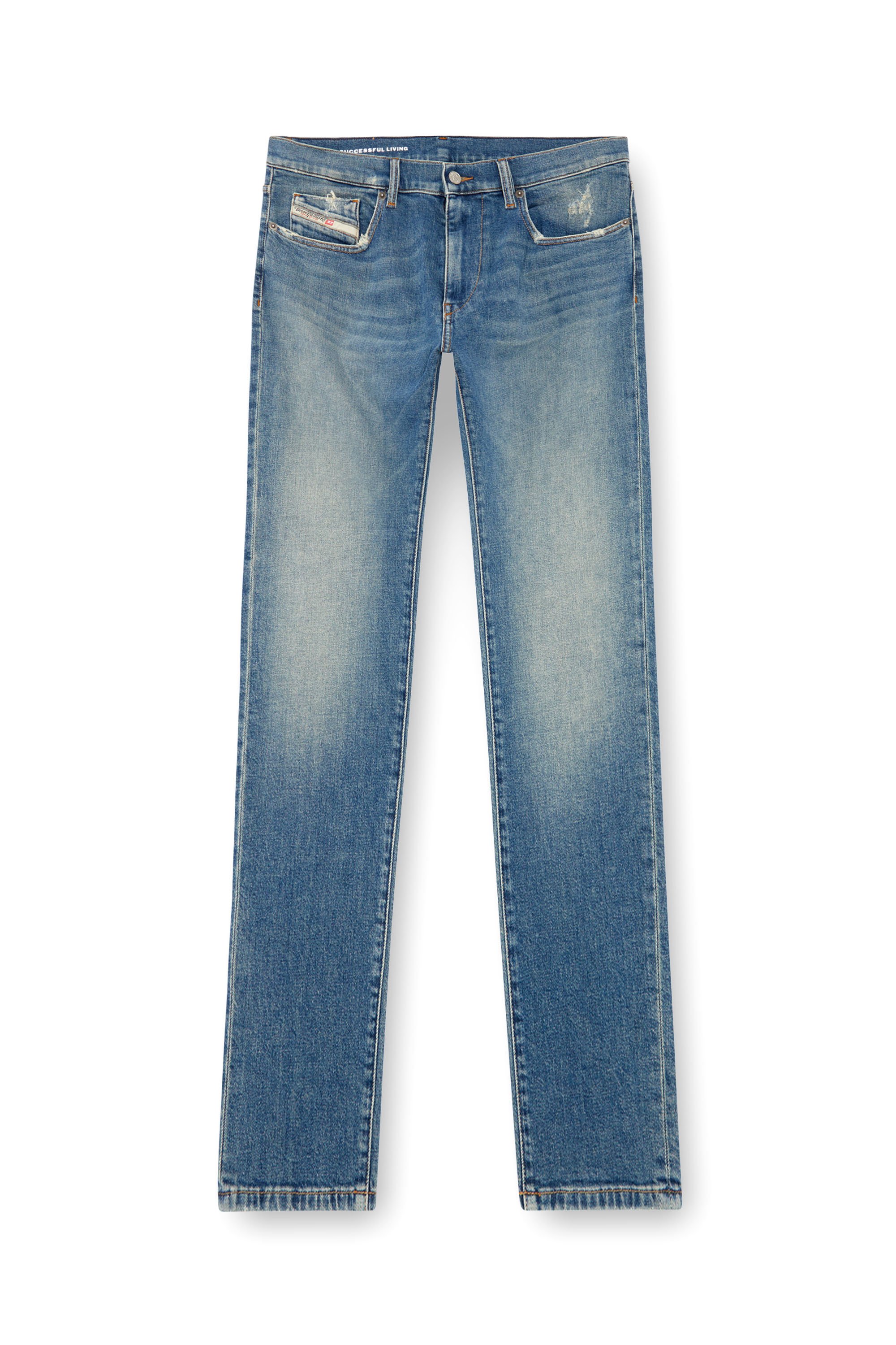 Diesel - Man Slim Jeans 2019 D-Strukt 0GRDG, Light Blue - Image 3