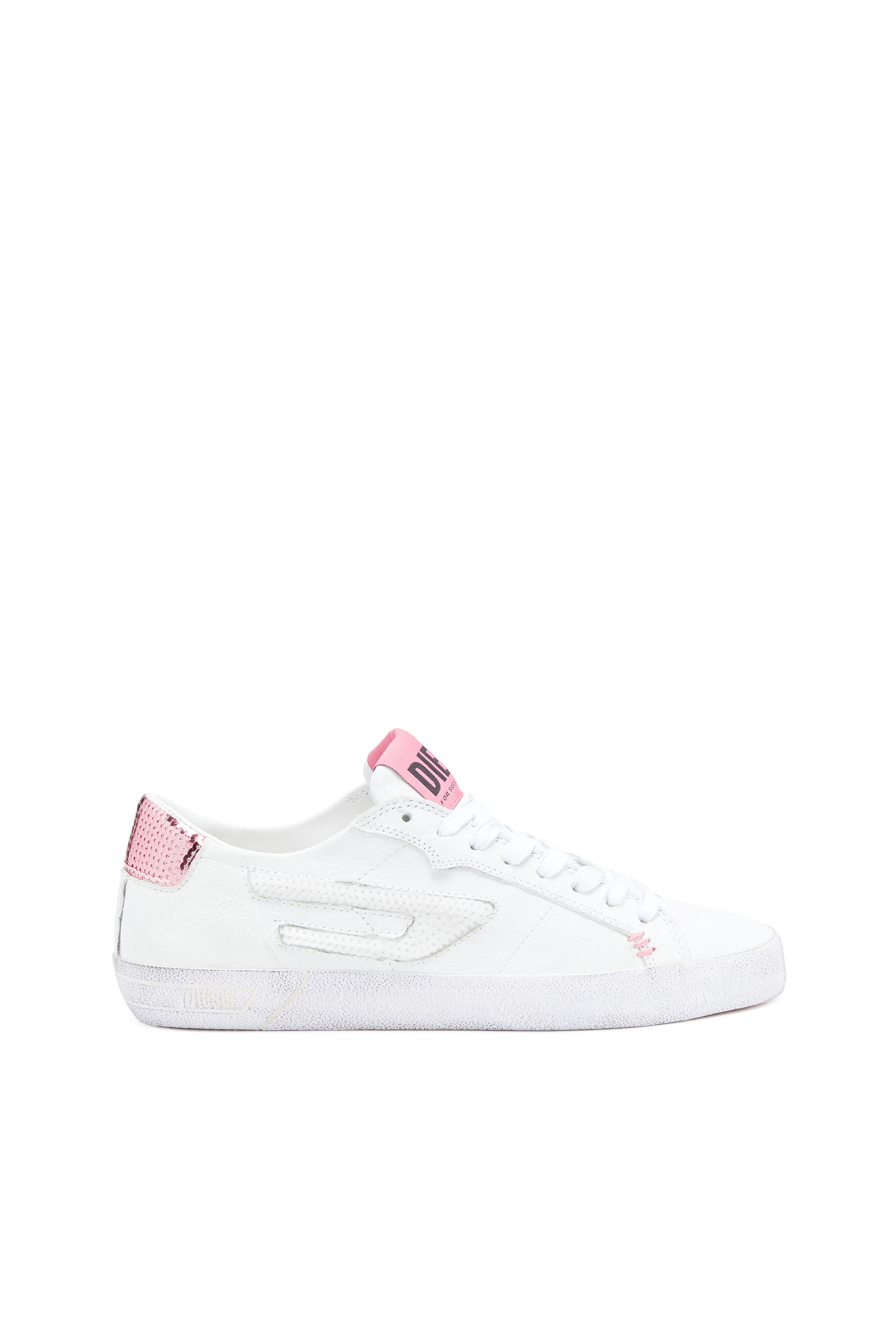 Diesel - S-LEROJI LOW X, White/Pink - Image 1