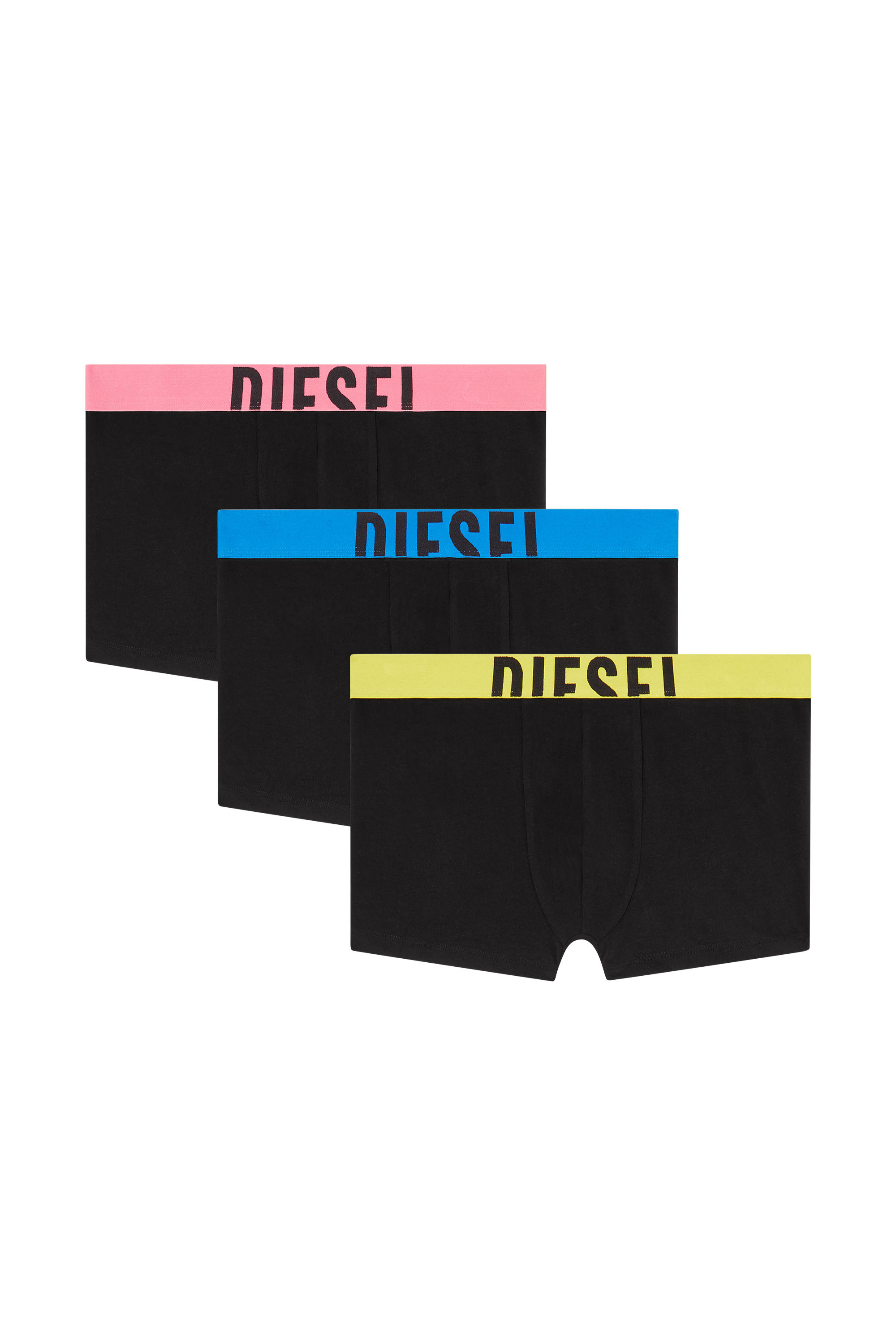 Diesel - DAMIEN-D-POP-3PACK-40, Man's Three-pack boxer briefs in stretch cotton in null - 1