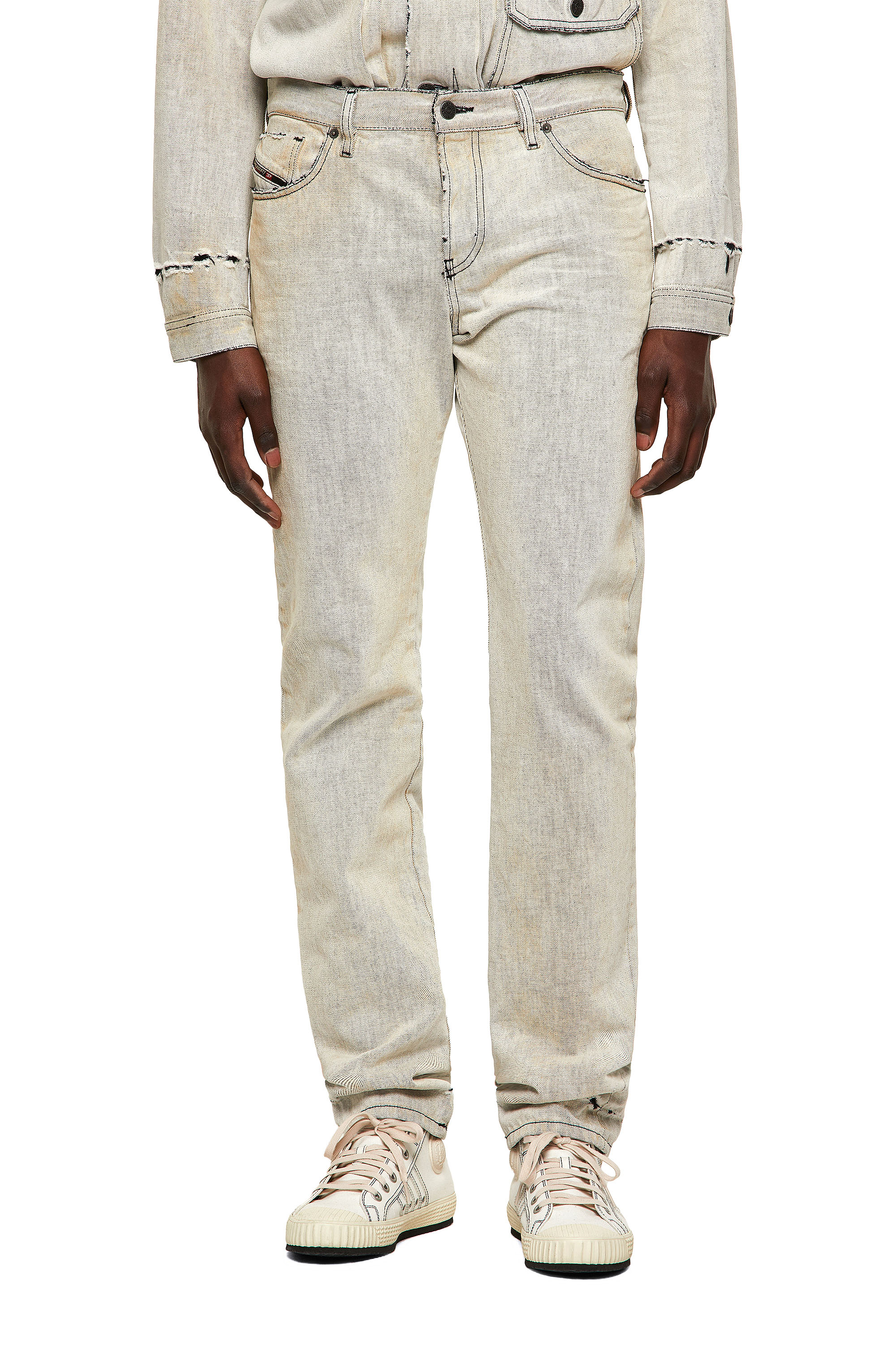 D-Kras 09A53, White - Jeans