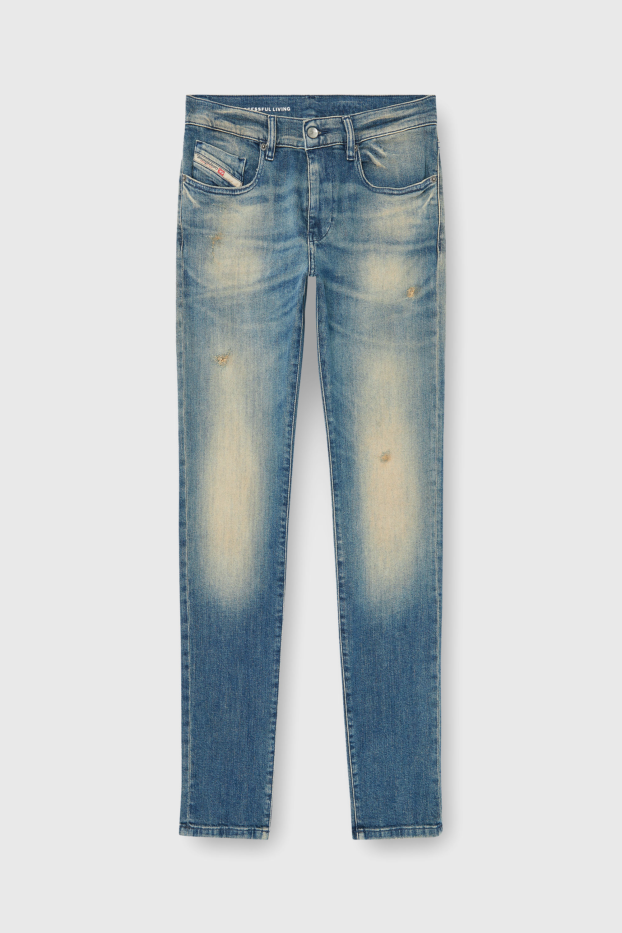 Diesel - Man's Slim Jeans 2019 D-Strukt 0KBBW, Medium blue - 2