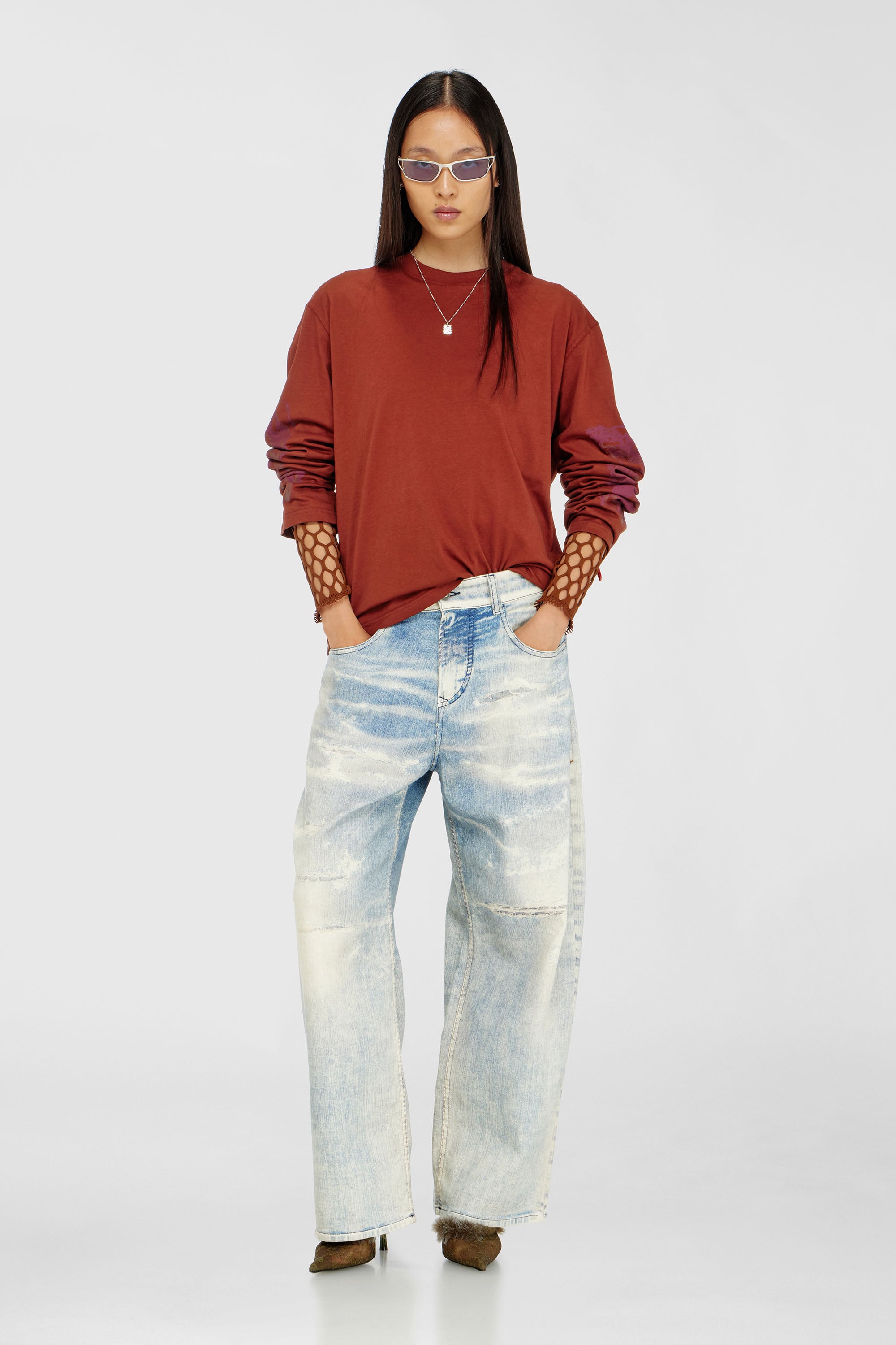 Diesel - Unisex's Relaxed 2097 D-Enim-M Joggjeans&reg; 068XM, Light Blue - 2